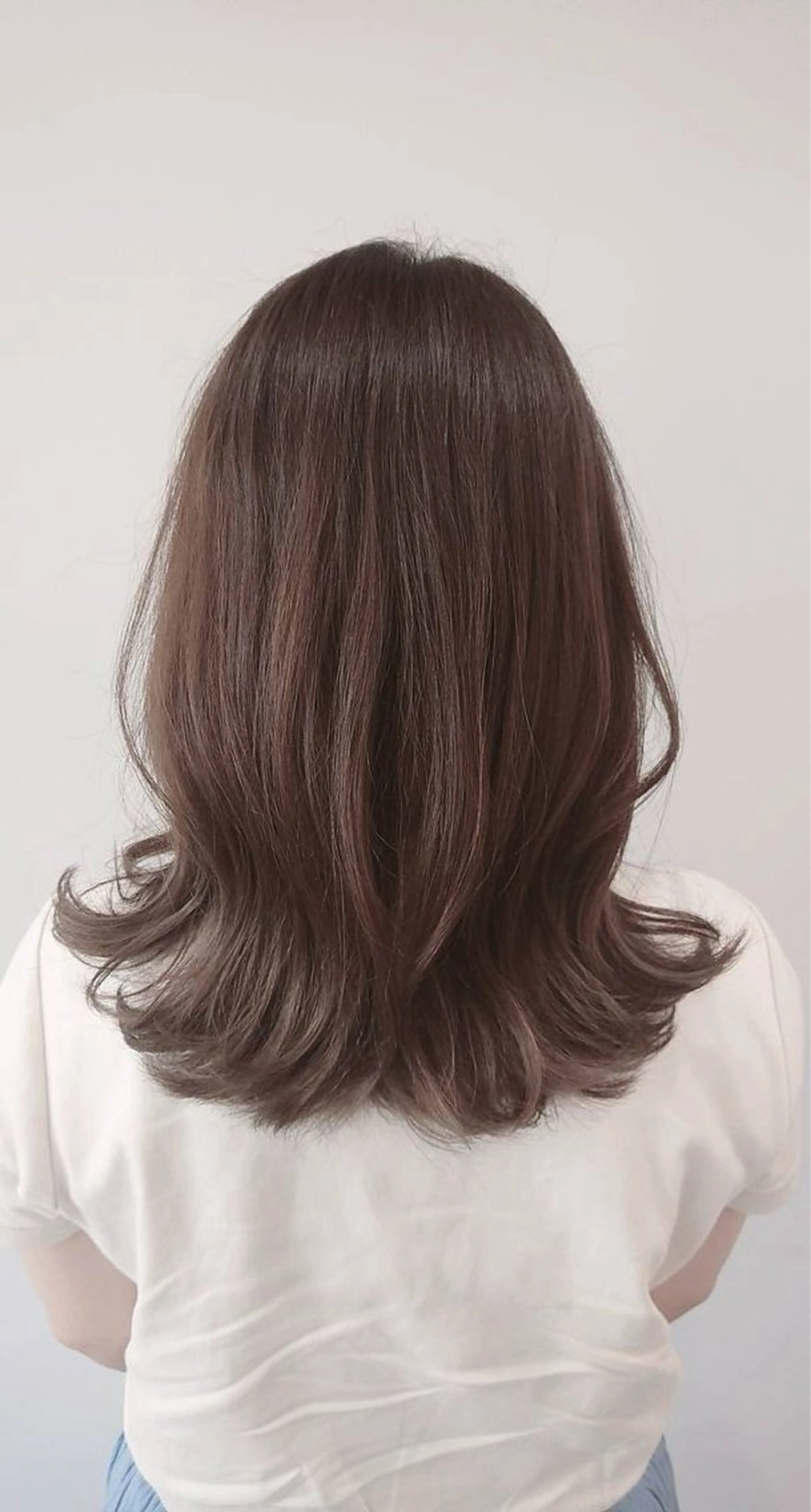 ミディアム くびれヘア カット ヘアカラー トリートメント mairo【船橋】 /あいのヘアスタイル