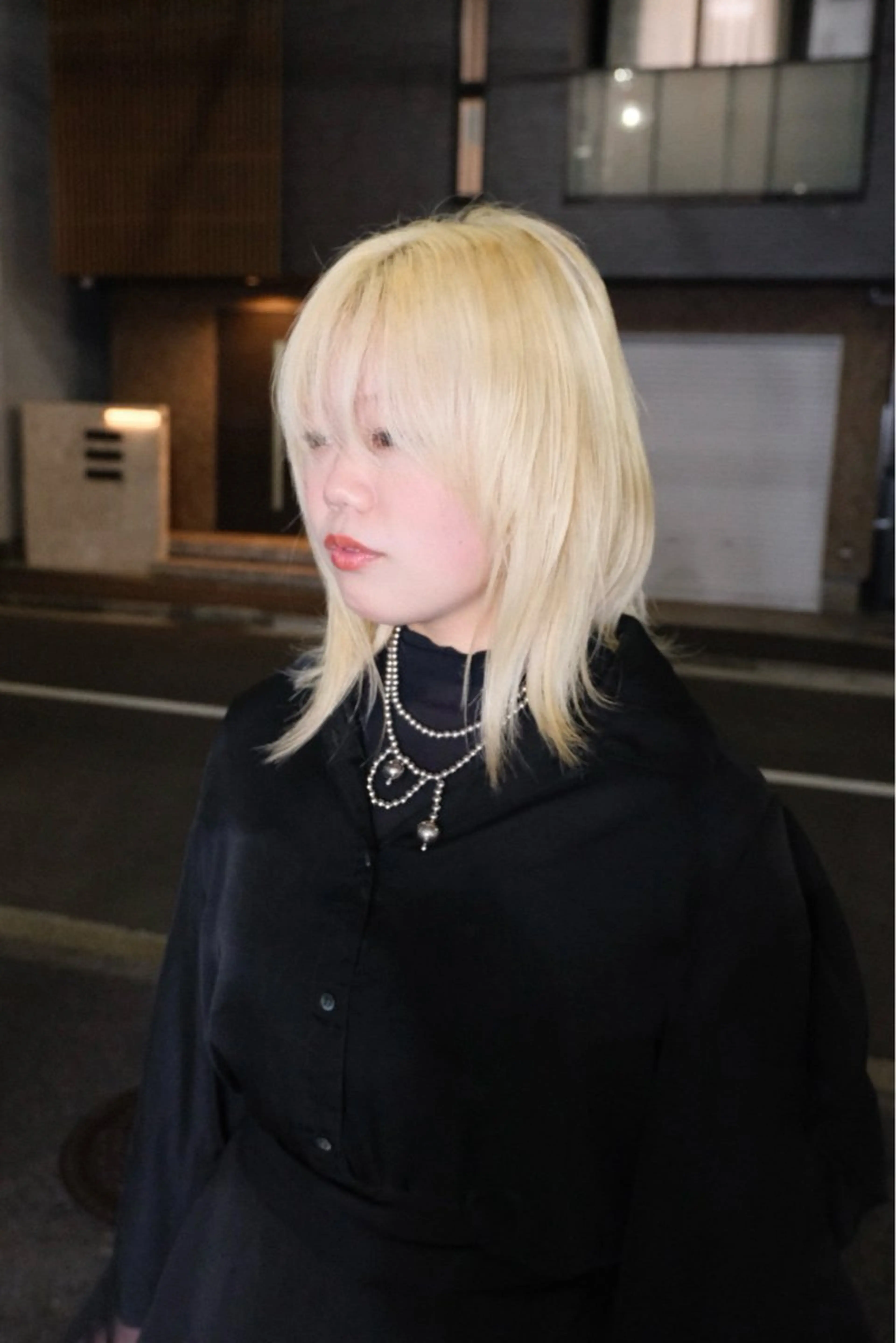 セミロング カラー ヘアカラー トリートメント mEg hair creation川崎矢向店所属・レイヤー/ブリーチ/ 艶カラー/アトムのヘアスタイル