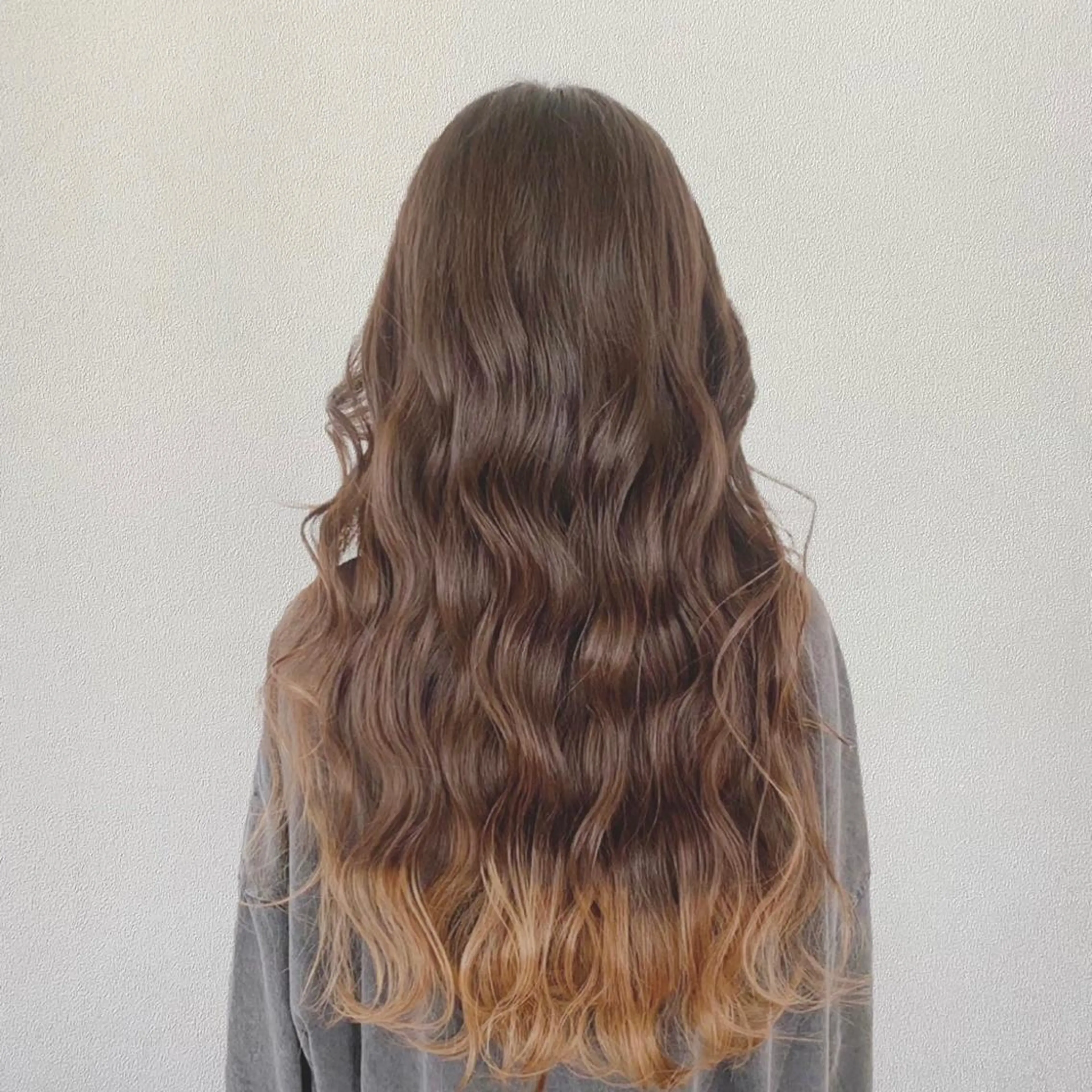 セミロング カラー すみす🎀ヘアメ/ 艶カラー/エクステのヘアスタイル