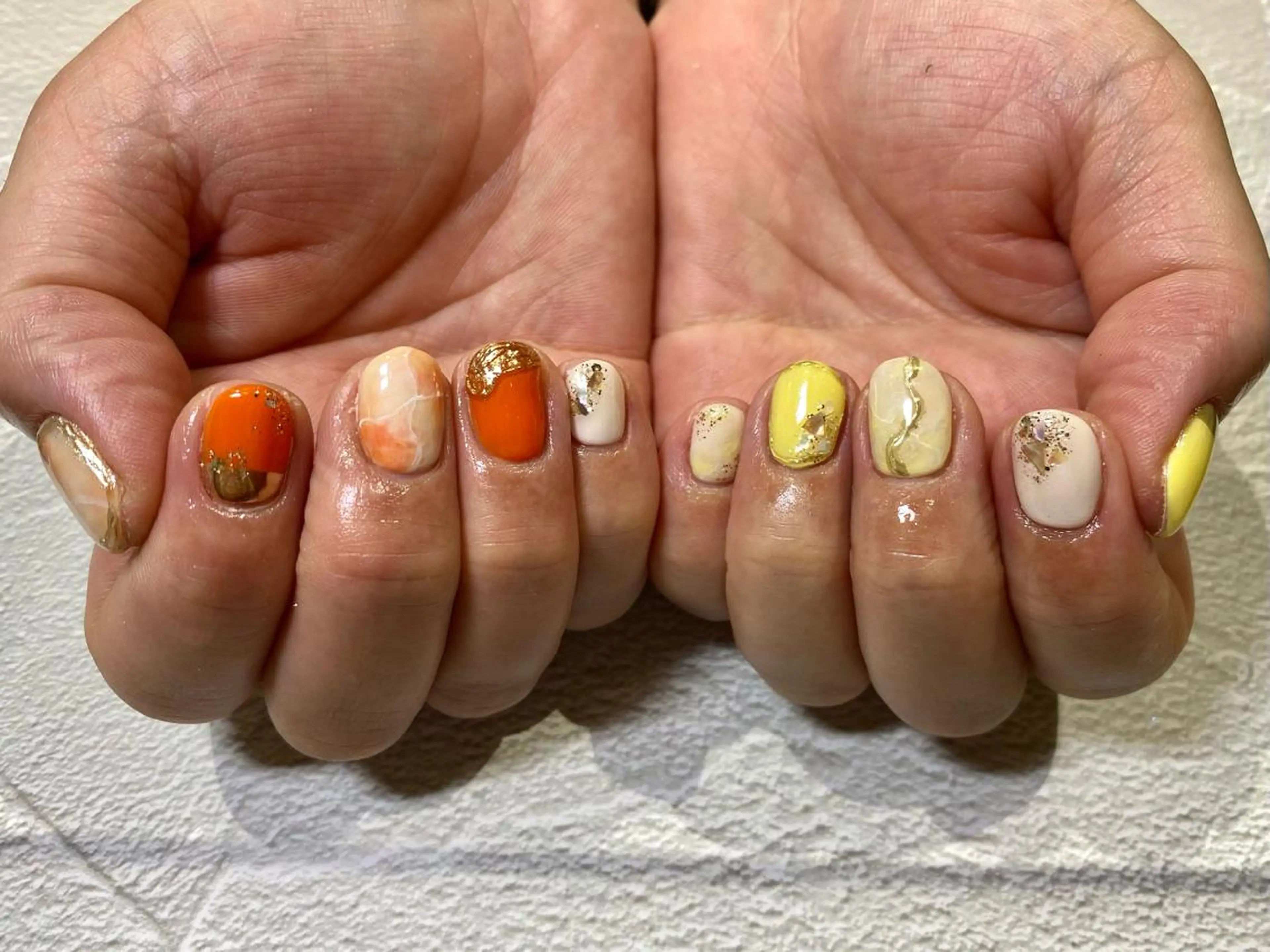 ネイル アートネイル ミラーネイル ハンドネイル L'ecrin 田中のネイルデザイン
