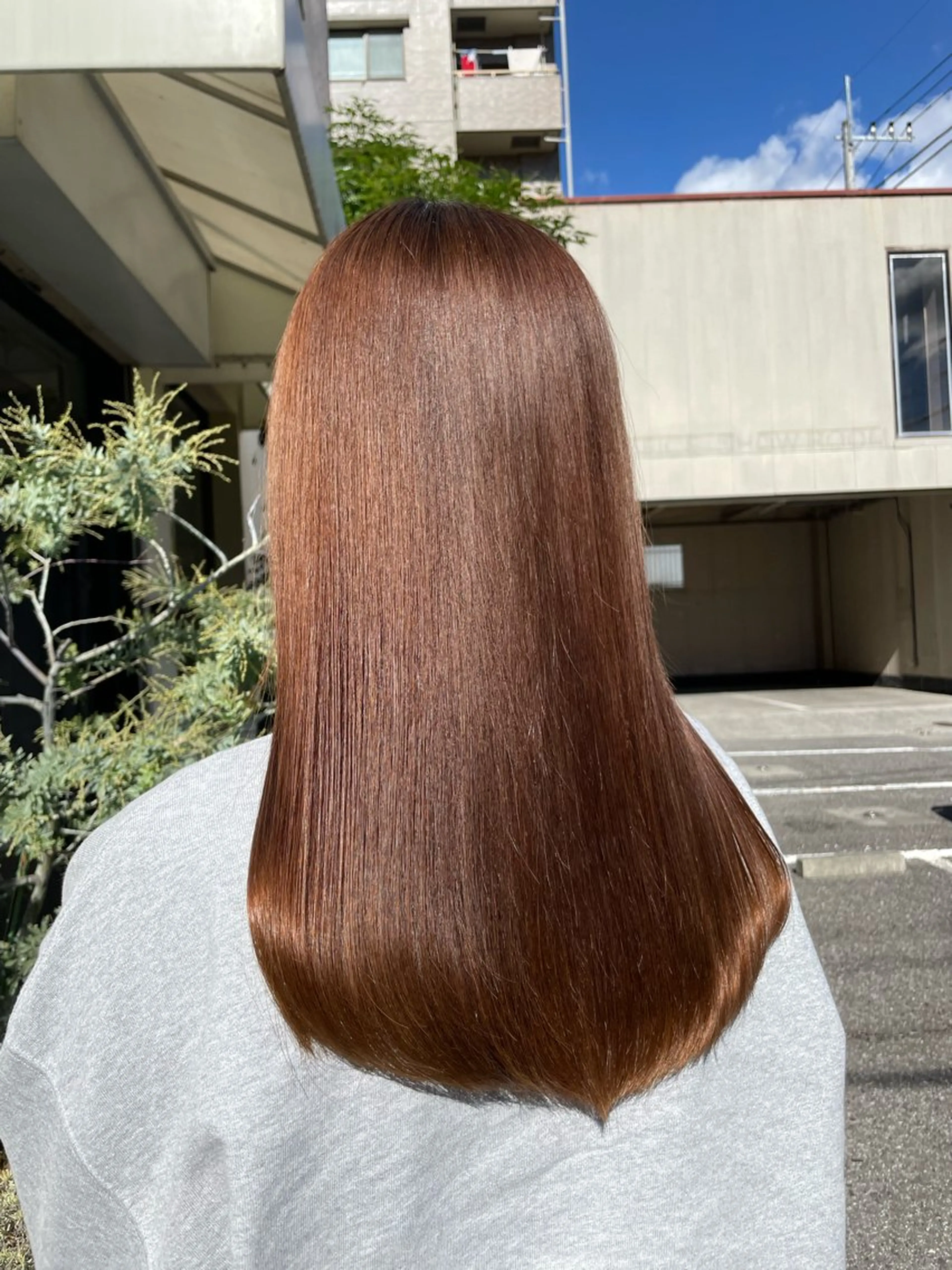 ナチュラルストレートの写真