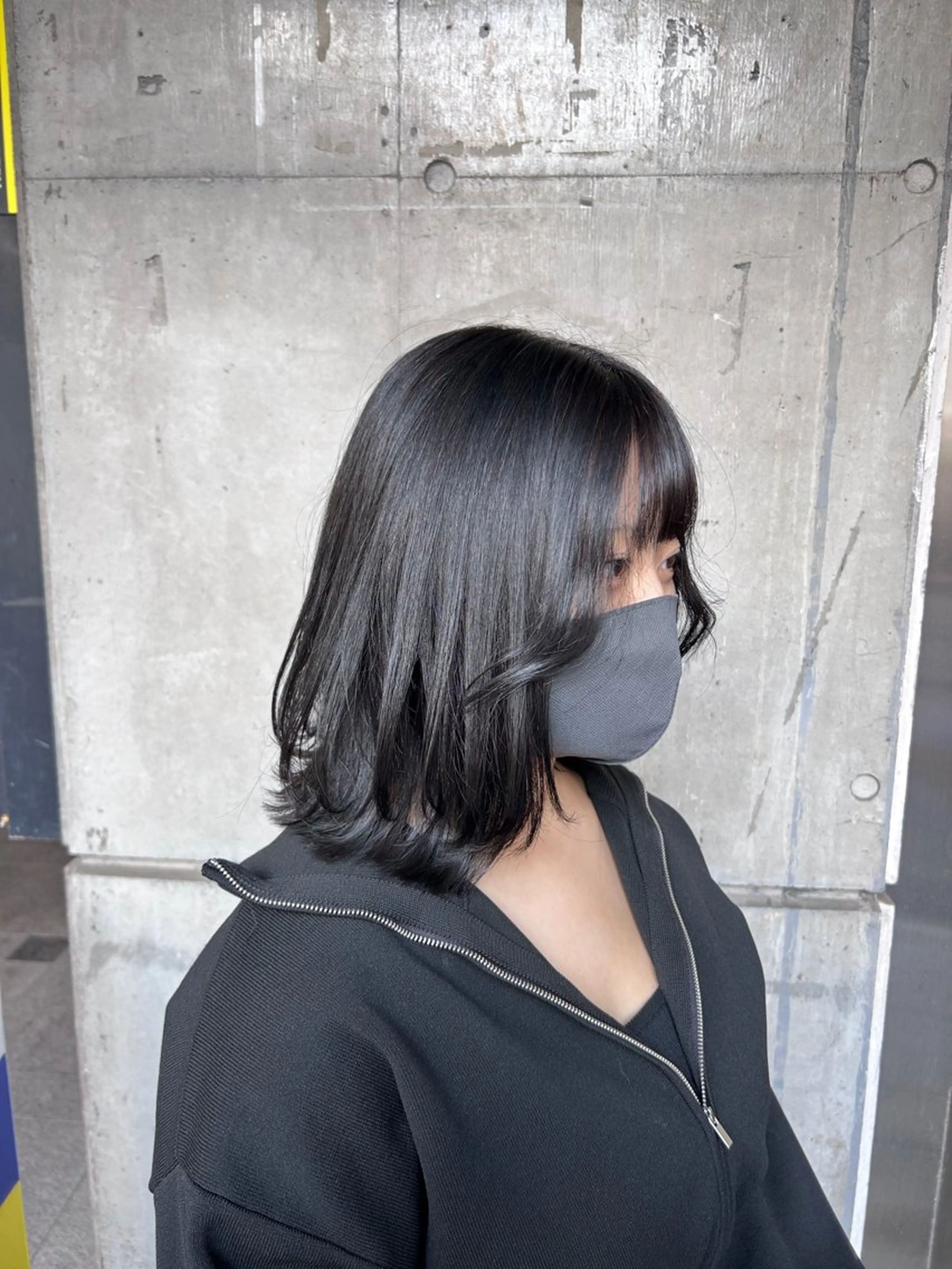 ミディアム カラー カット ヘアカラー 透明感ツヤカラー/ アイリスト/ゆきなのマツエク・マツパデザイン