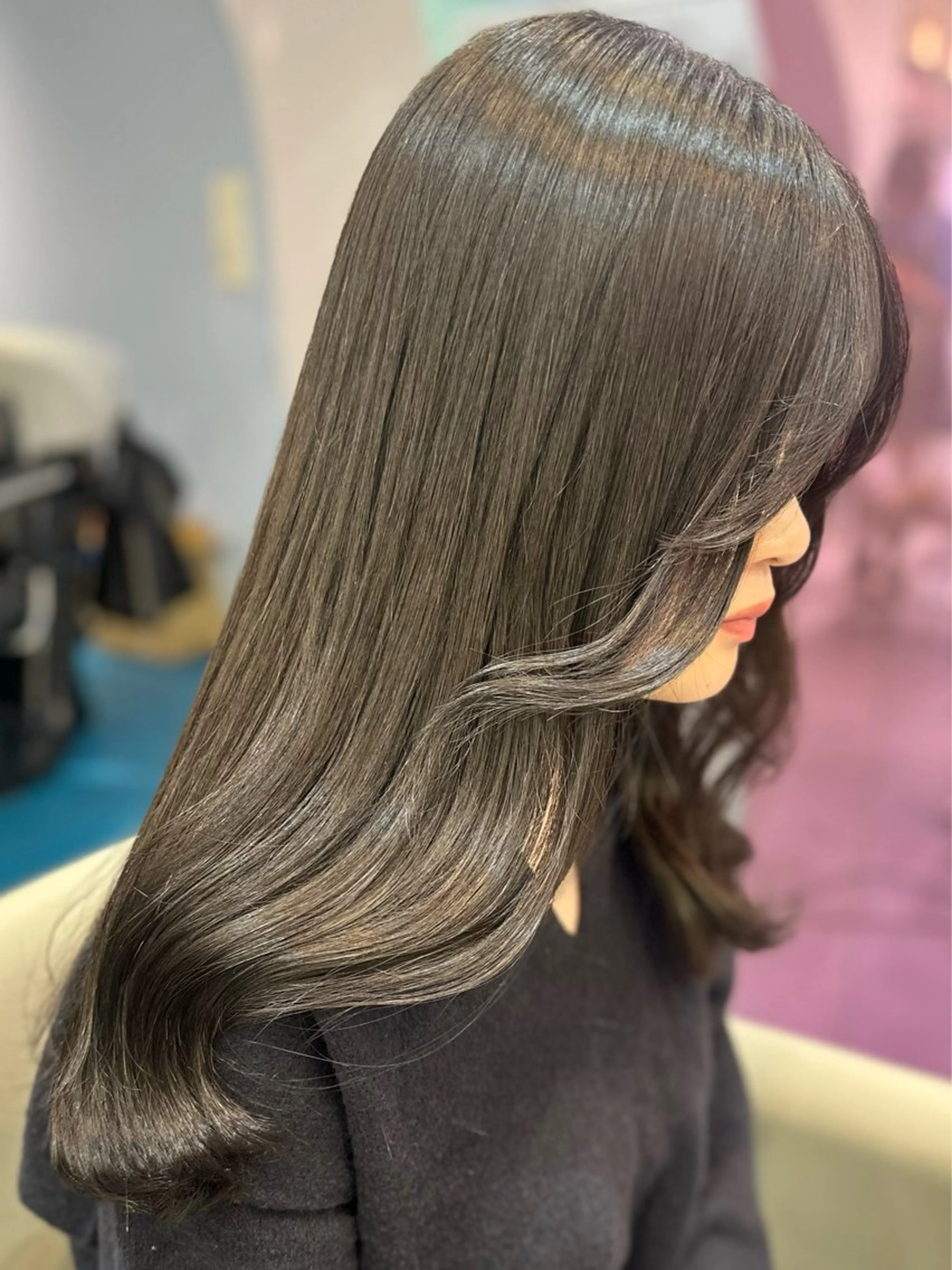 カラー ツヤ感カラー/韓国 カットkanna🖤のヘアスタイル