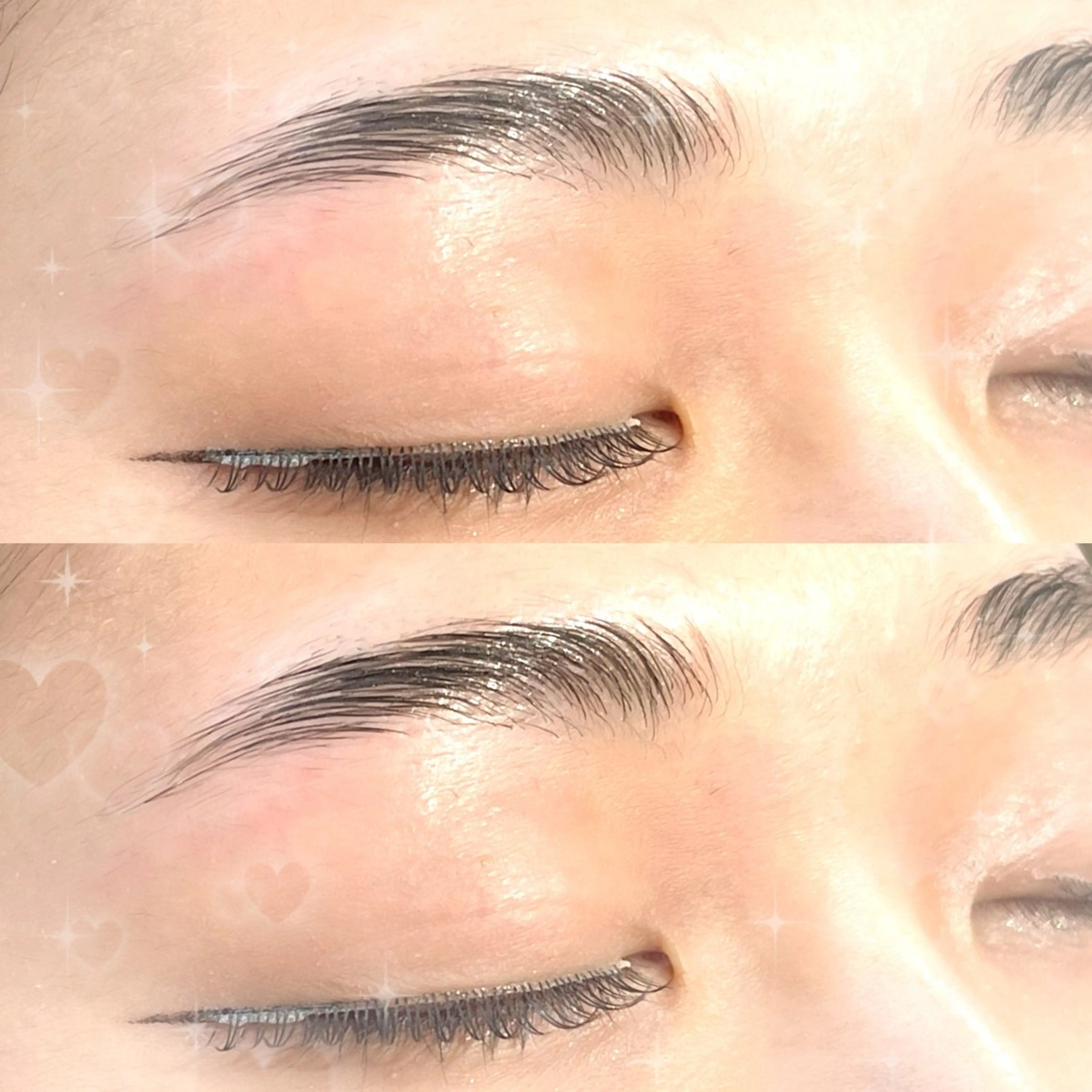 アイブロウ ワックス脱毛 まつパ/暗髪カラー/ 縮毛矯正/若菜ほのかのマツエク・マツパデザイン