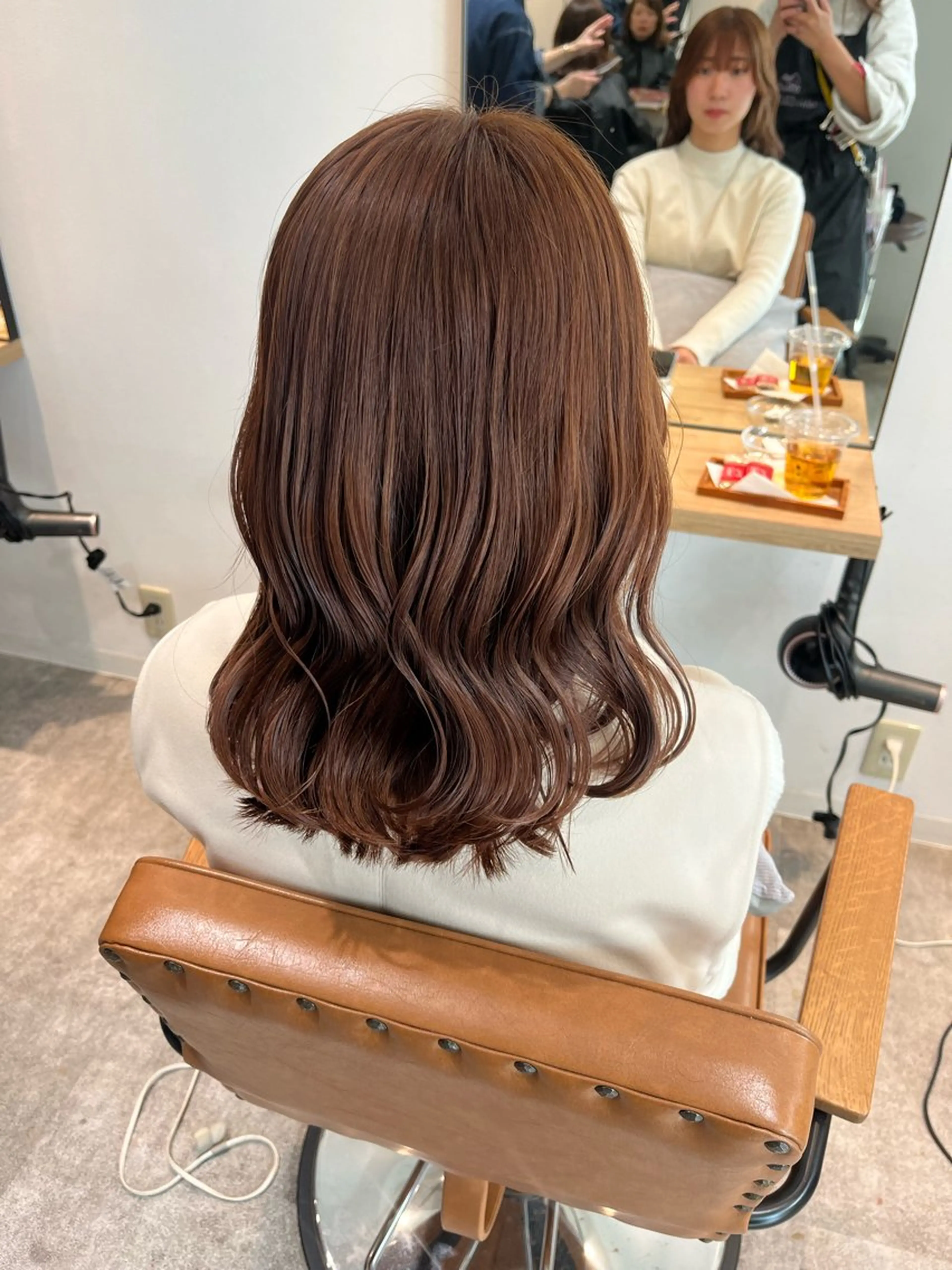 ミディアム non. ダブルカラー🎀🤍のヘアスタイル