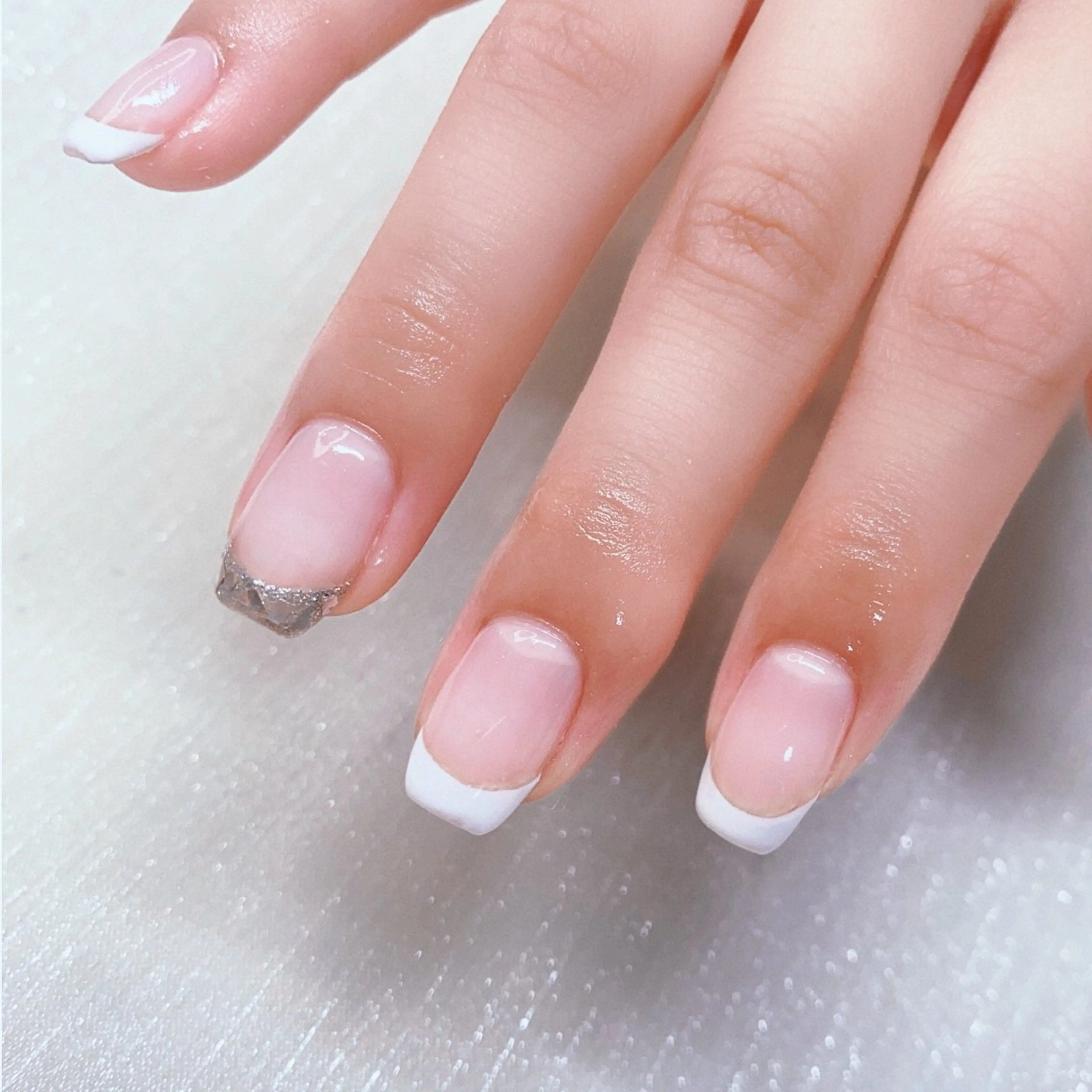 ネイル 長さ出し ハンドネイル Nailist suzuのネイルデザイン