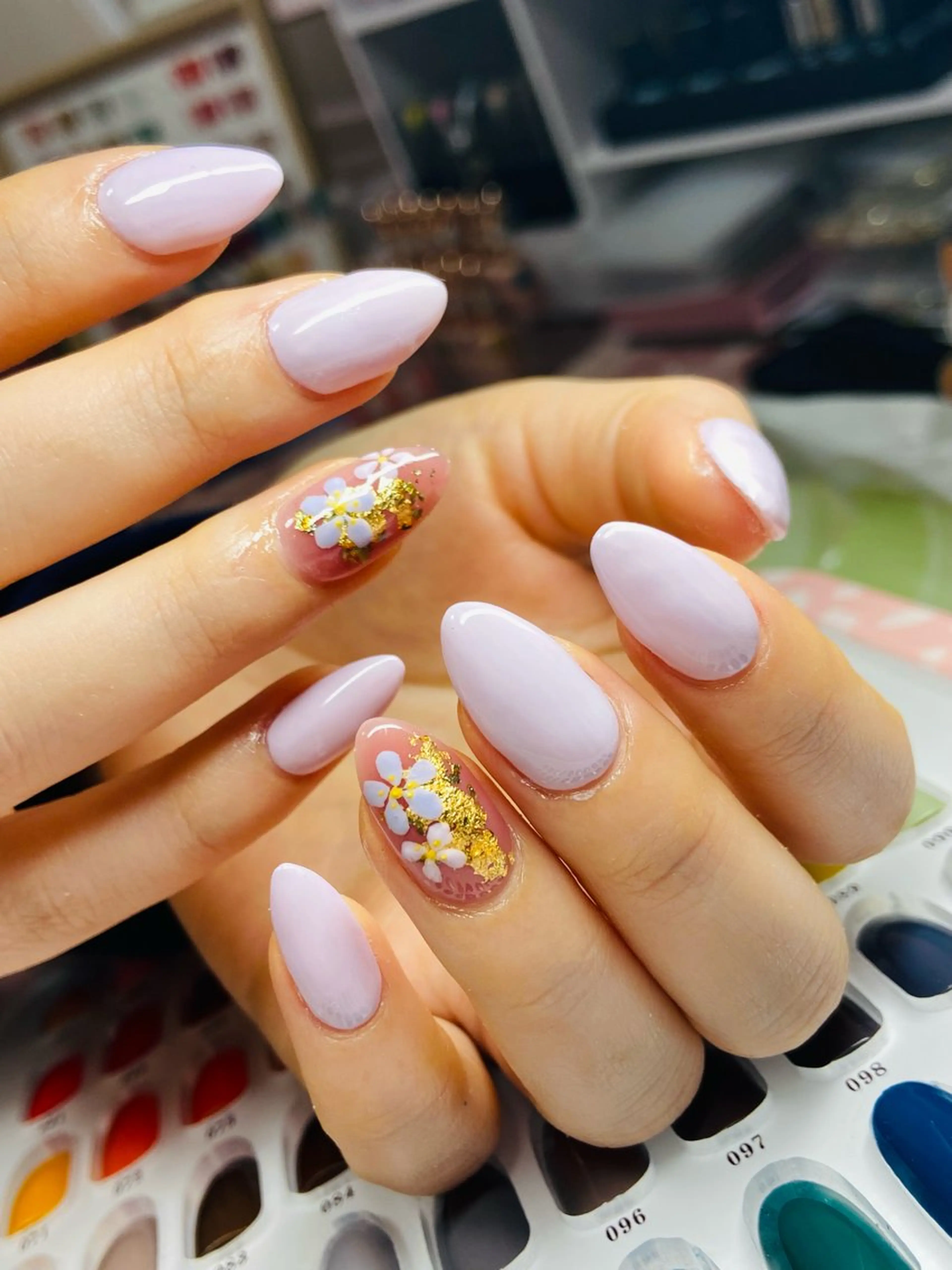 ネイル ワンカラーネイル ハンドネイル HandSnail 座間自宅ネイルサロンのネイルデザイン