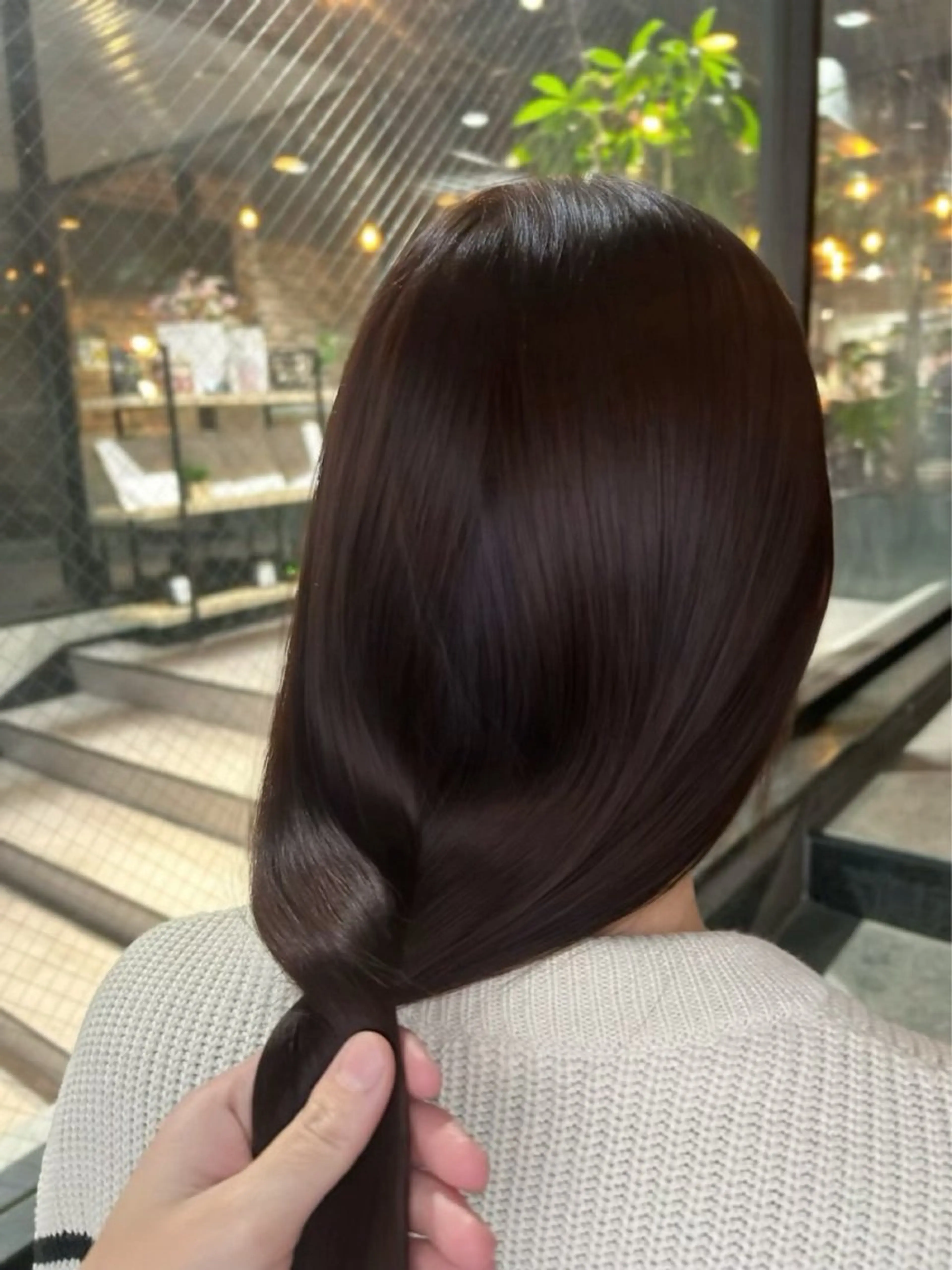 セミロング カラー カット ヘアカラー トリートメント 柔らか垢抜けｶﾗｰと ｶｯﾄ🫧ASUKAのヘアスタイル