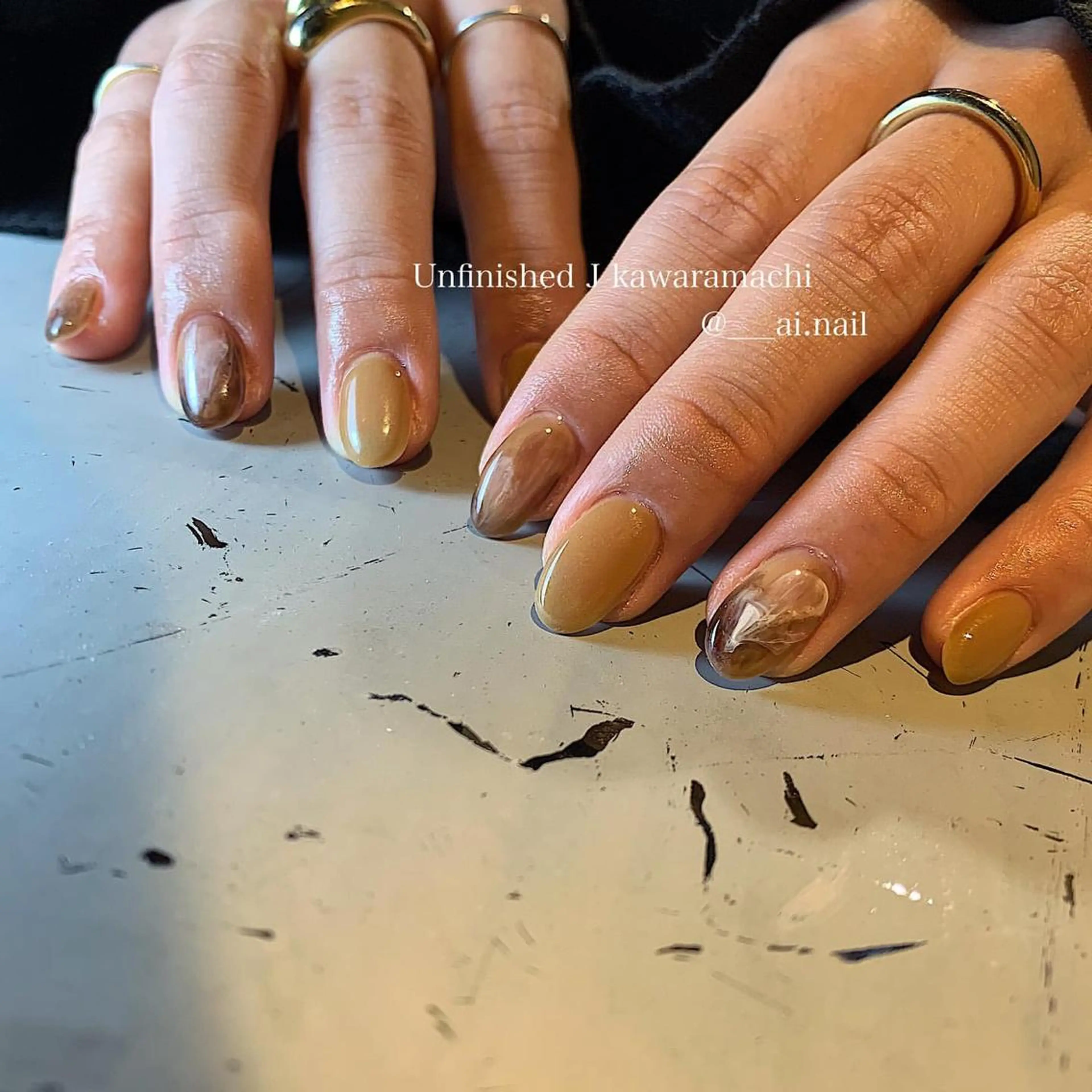 ネイル ハンドネイル 🍃伏見 / soL nail / aiのネイルデザイン