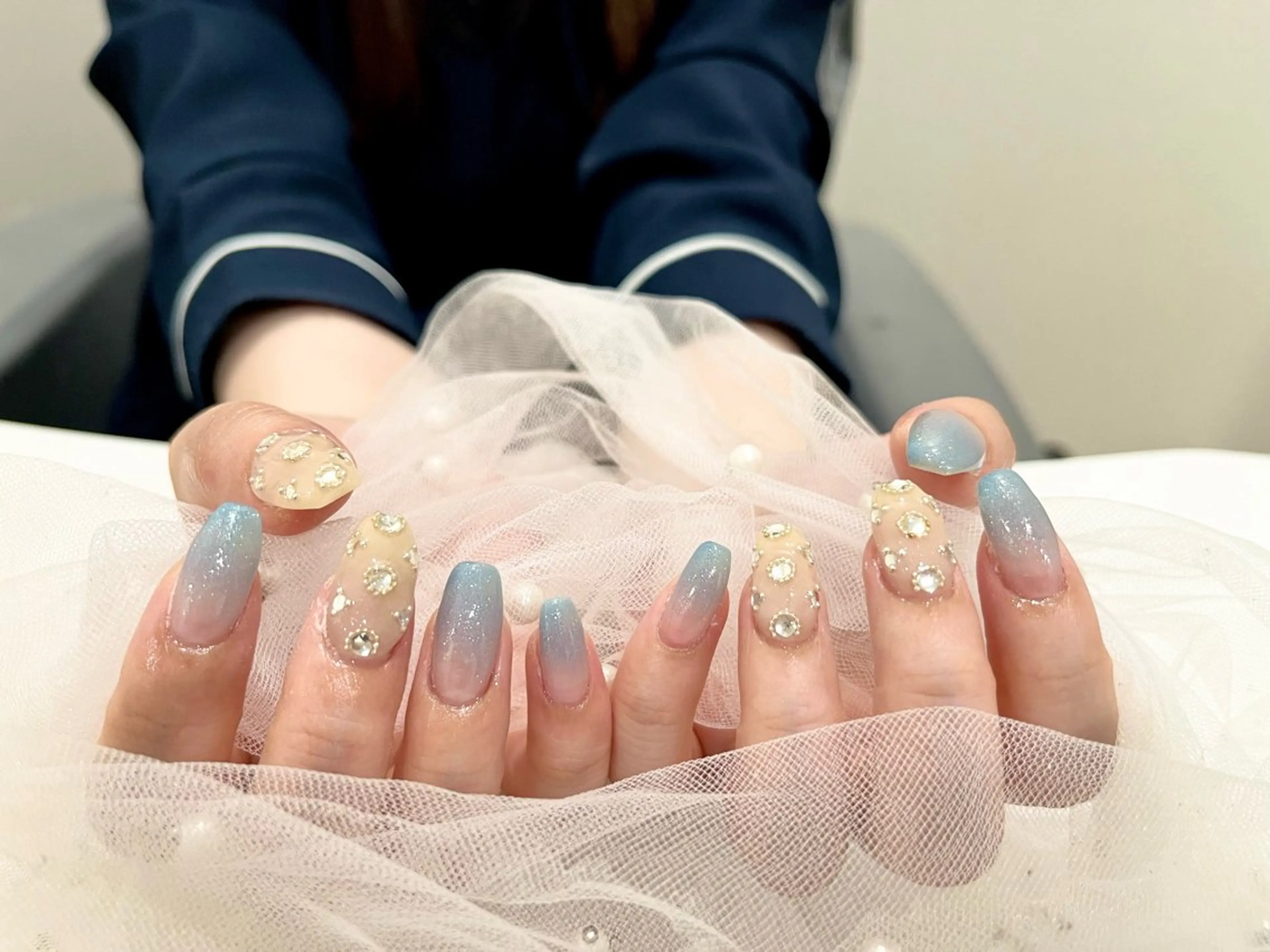 ネイル ハンドネイル _WHITE+ 南海難波店のネイルデザイン