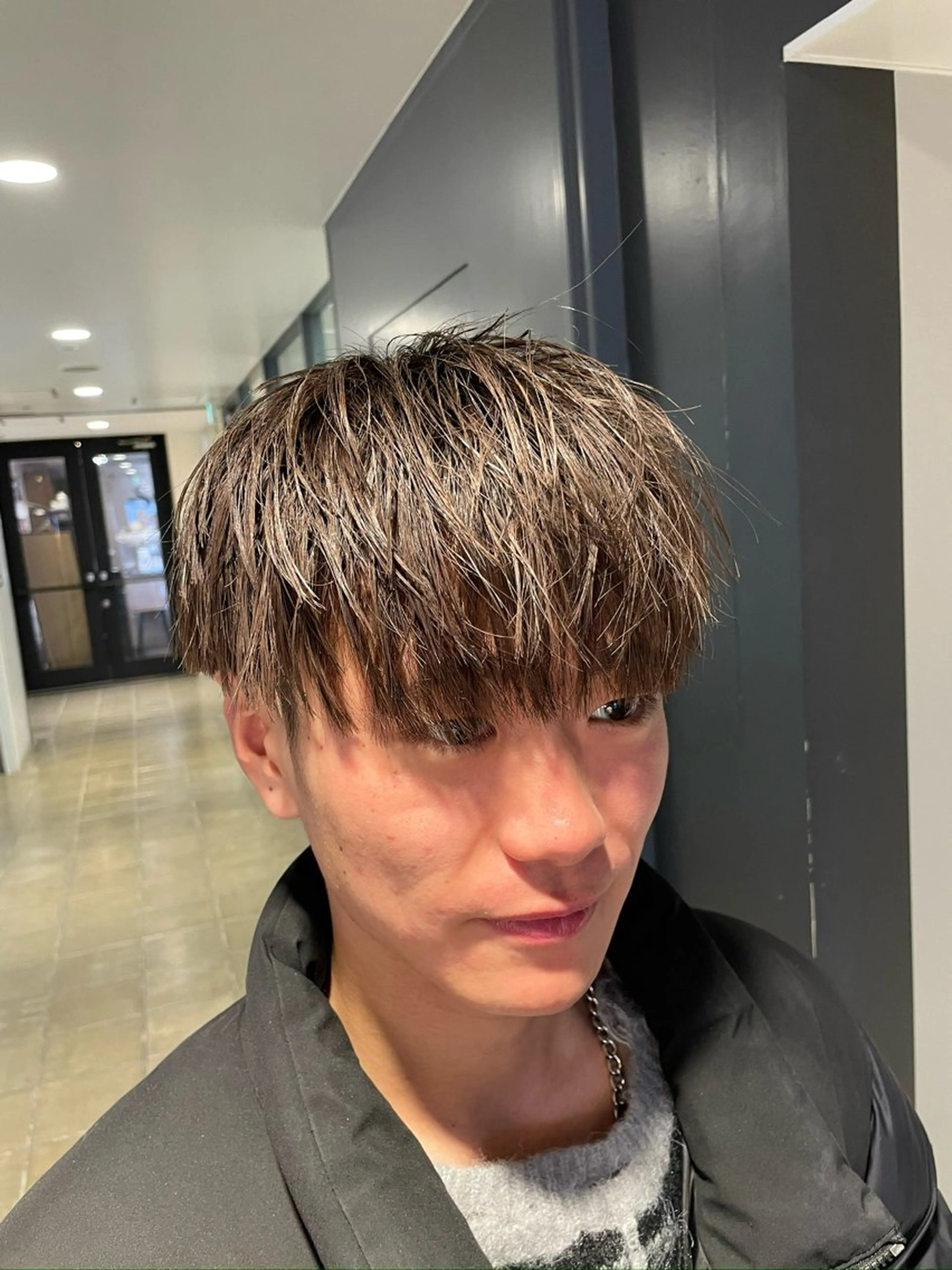 ミディアム メンズ マッシュ 藤井 響のヘアスタイル