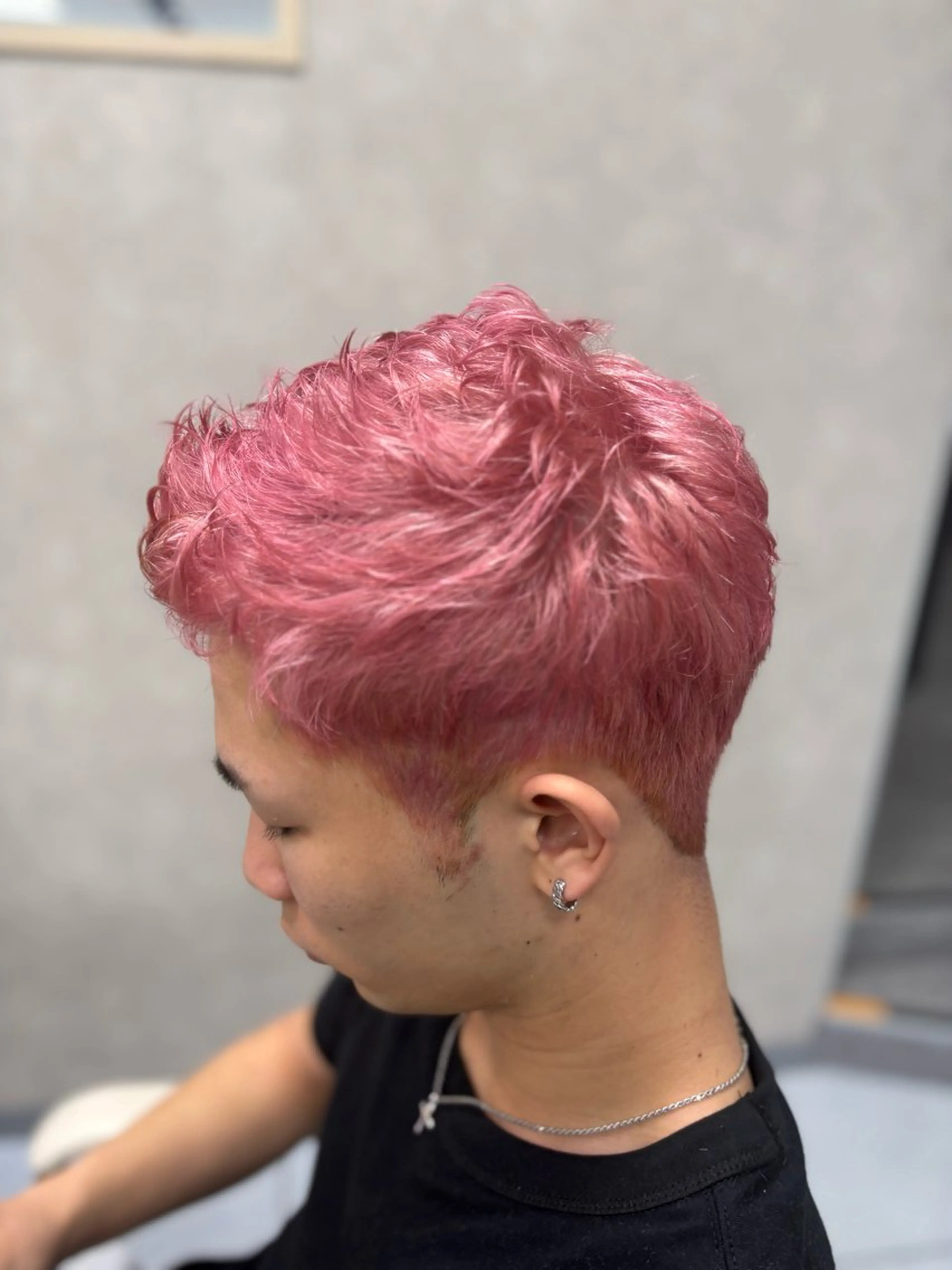 メンズ ヘアカラー メンズ特化韓国風 パーマスタイル/りんのヘアスタイル