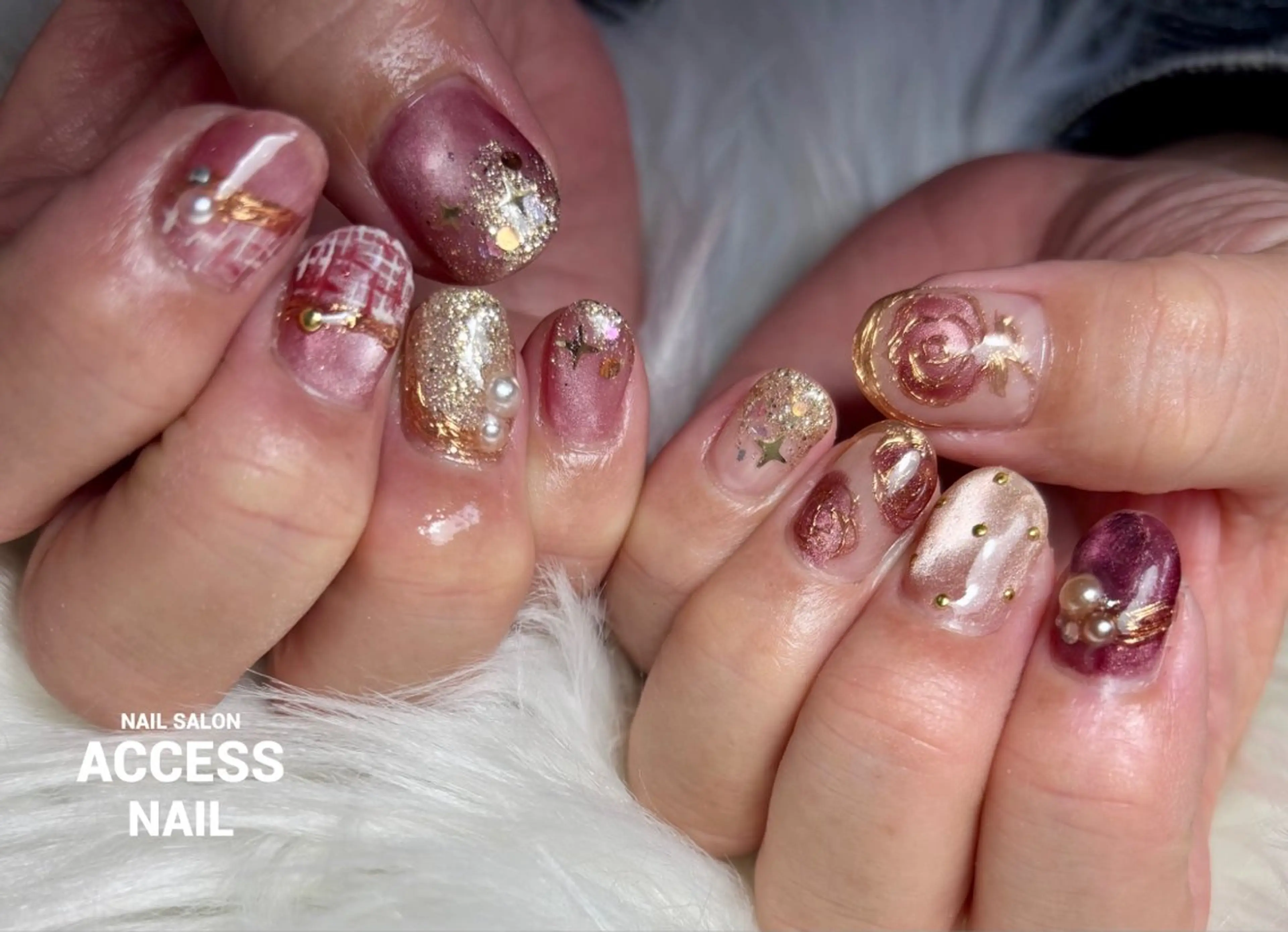 ネイル access nailのネイルデザイン