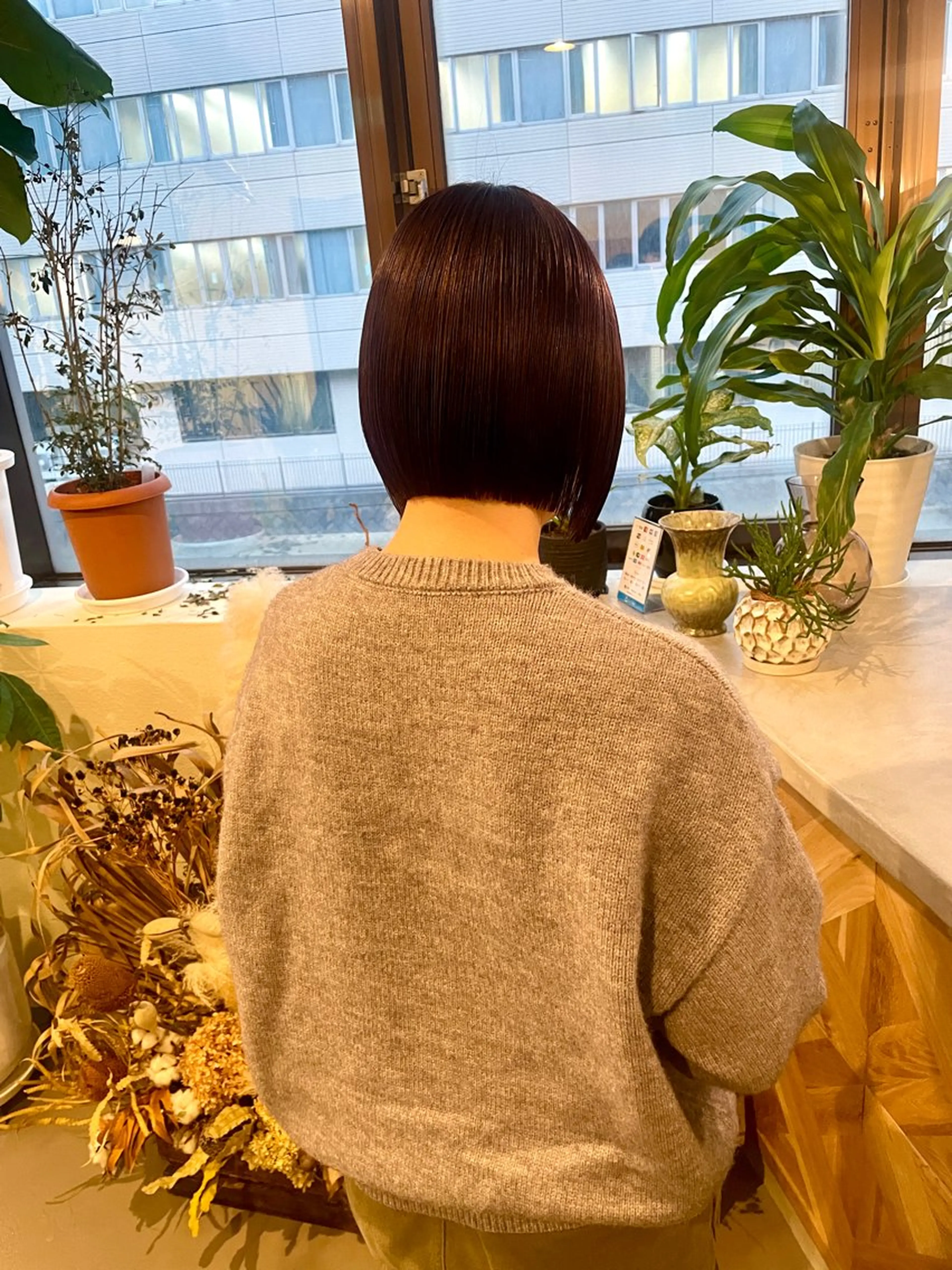 【新規限定】カット+髪質改善縮毛矯正(ブリーチ毛対応)の写真