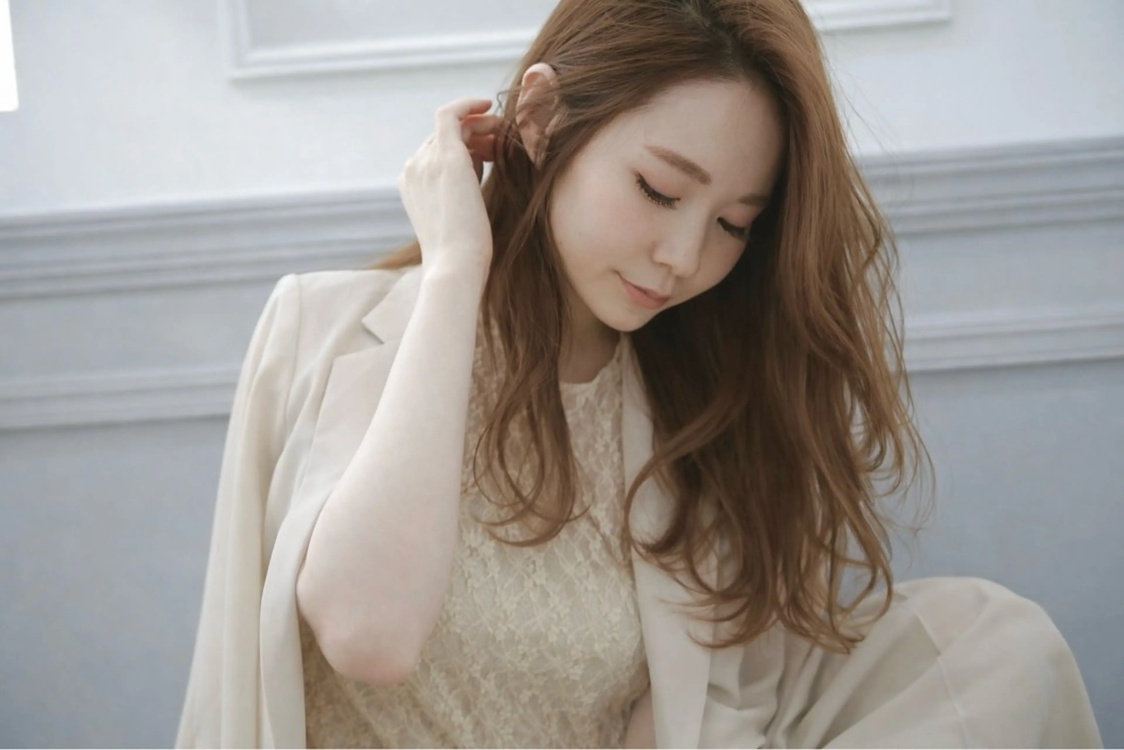 ロング カラー カット ヘアカラー トリートメント 中津No.1髪質改善 店長✨透ける暗髪のヘアスタイル