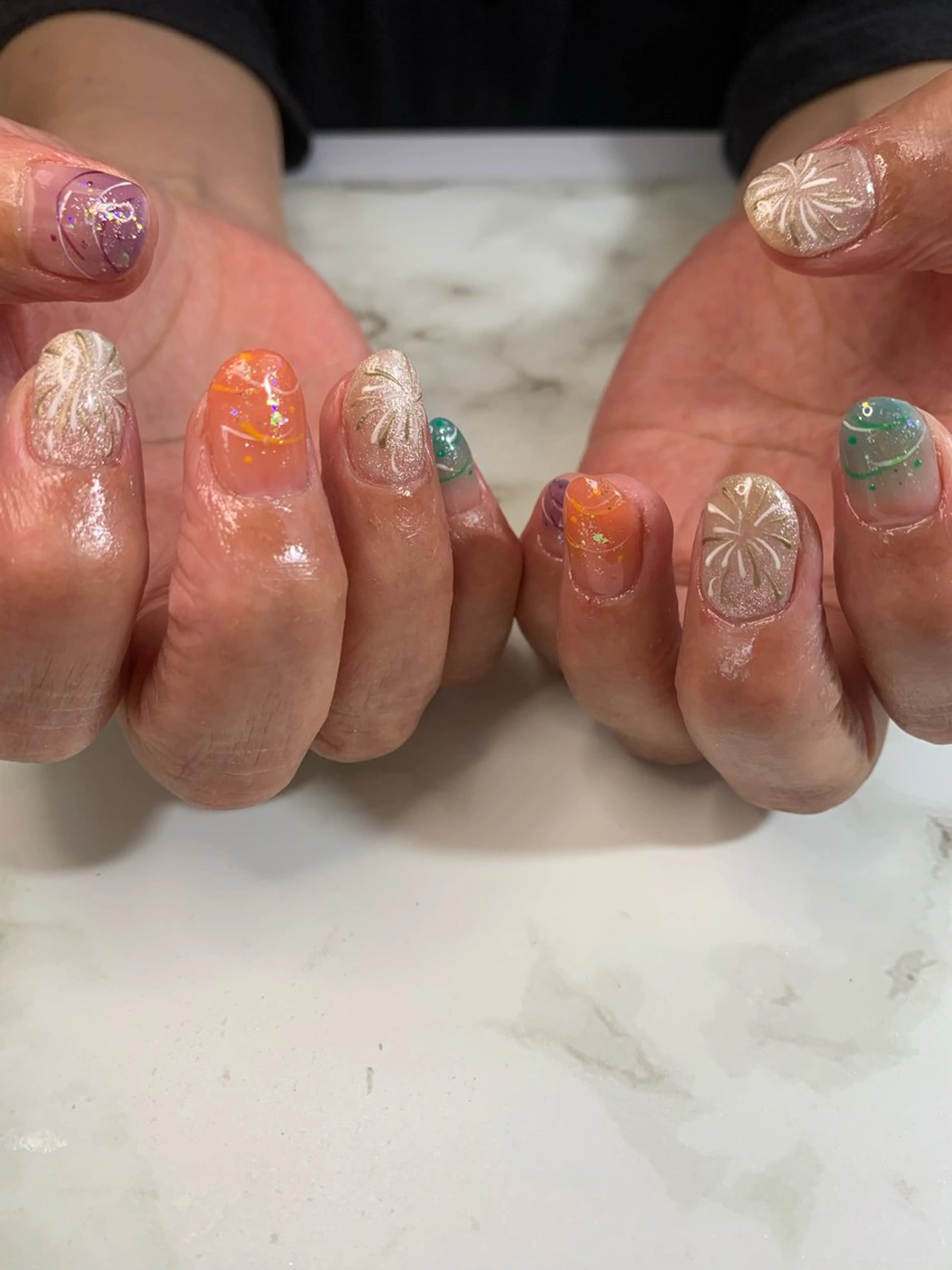 ネイル 夏ネイル Coconail 恭子のネイルデザイン