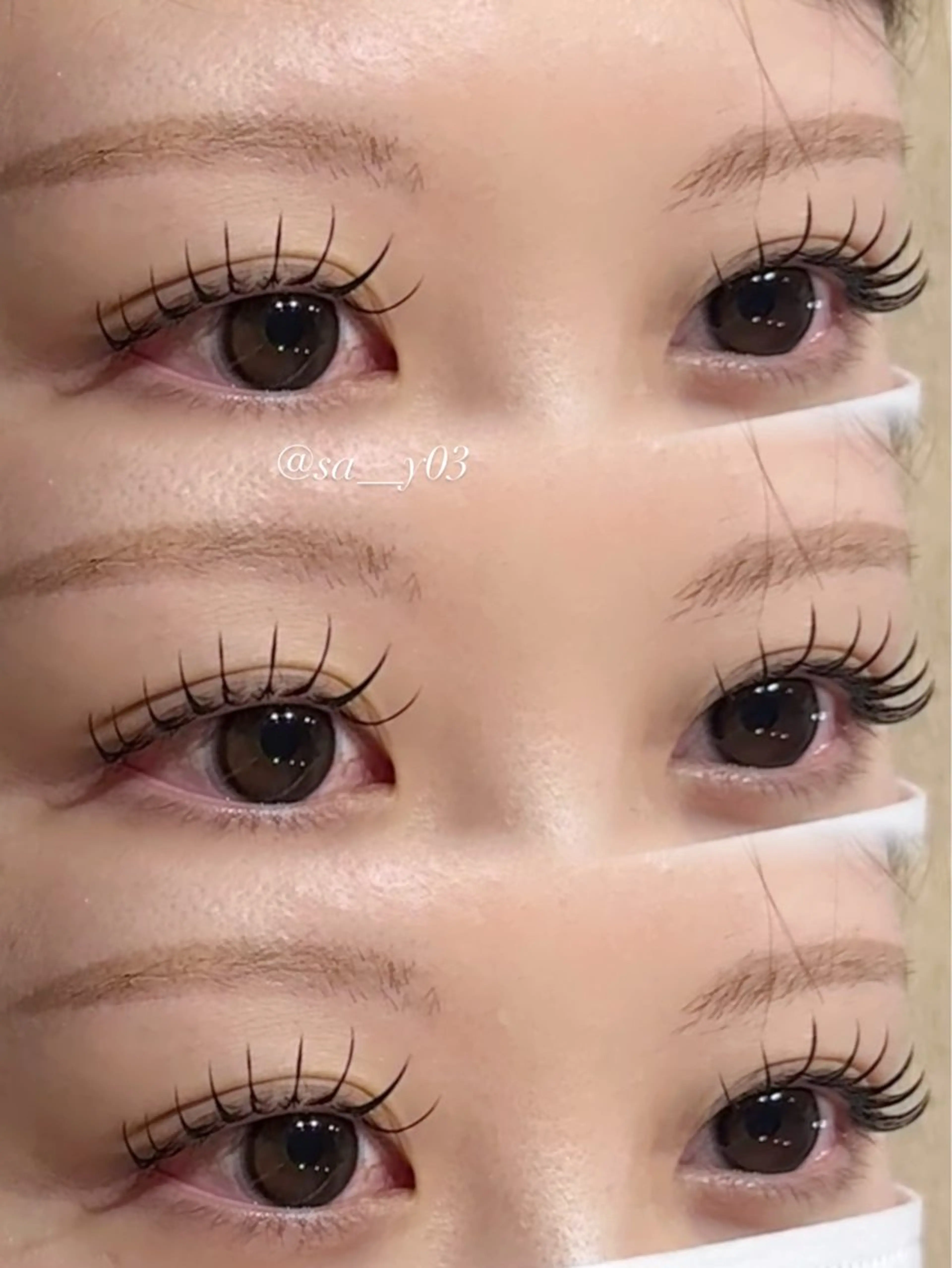 マツエク・マツパ BOOBEE eyelash所属・山下 紗采のマツエク・マツパデザイン