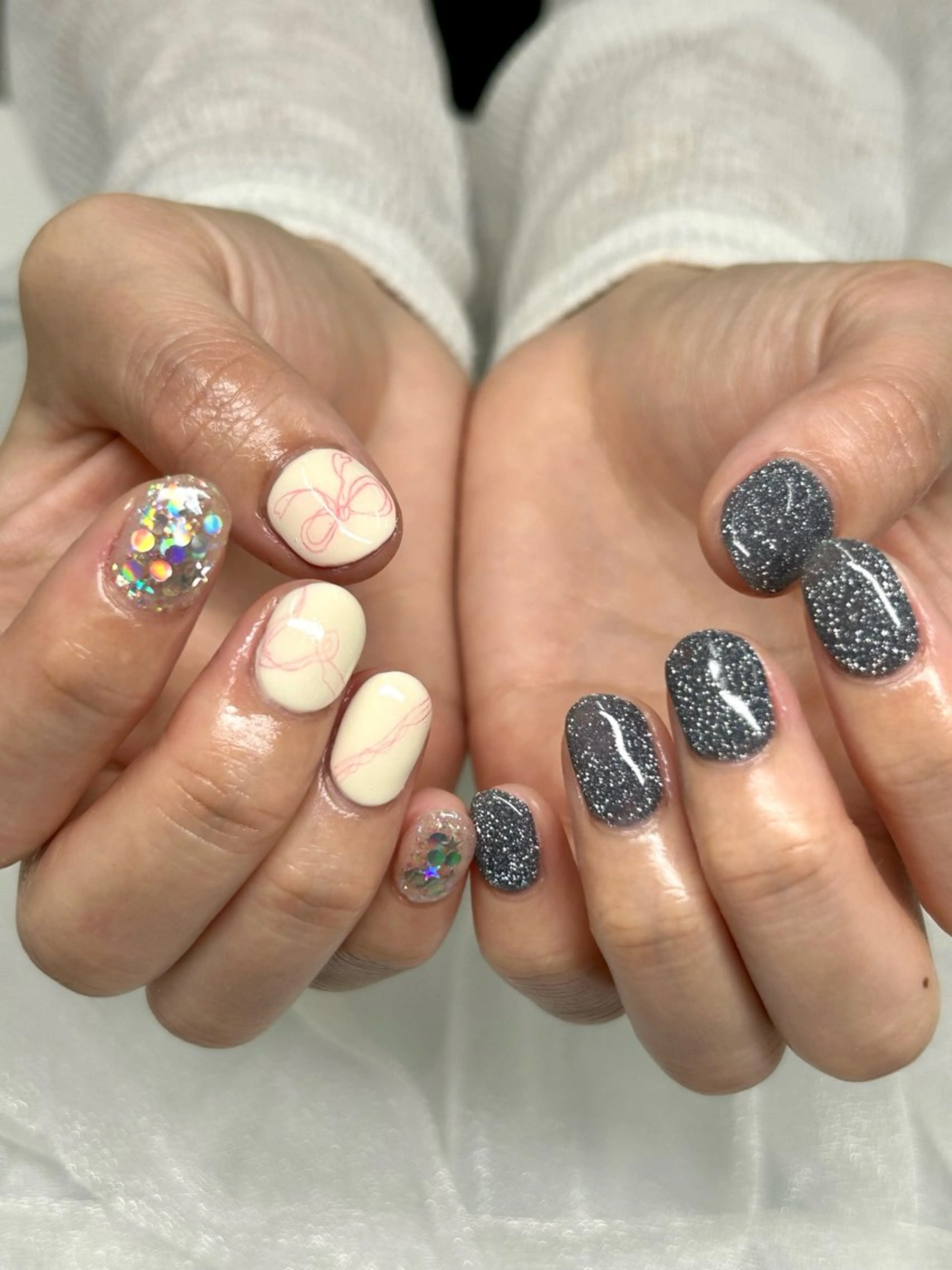 ネイル 持ち込み 加藤 楓子のネイルデザイン