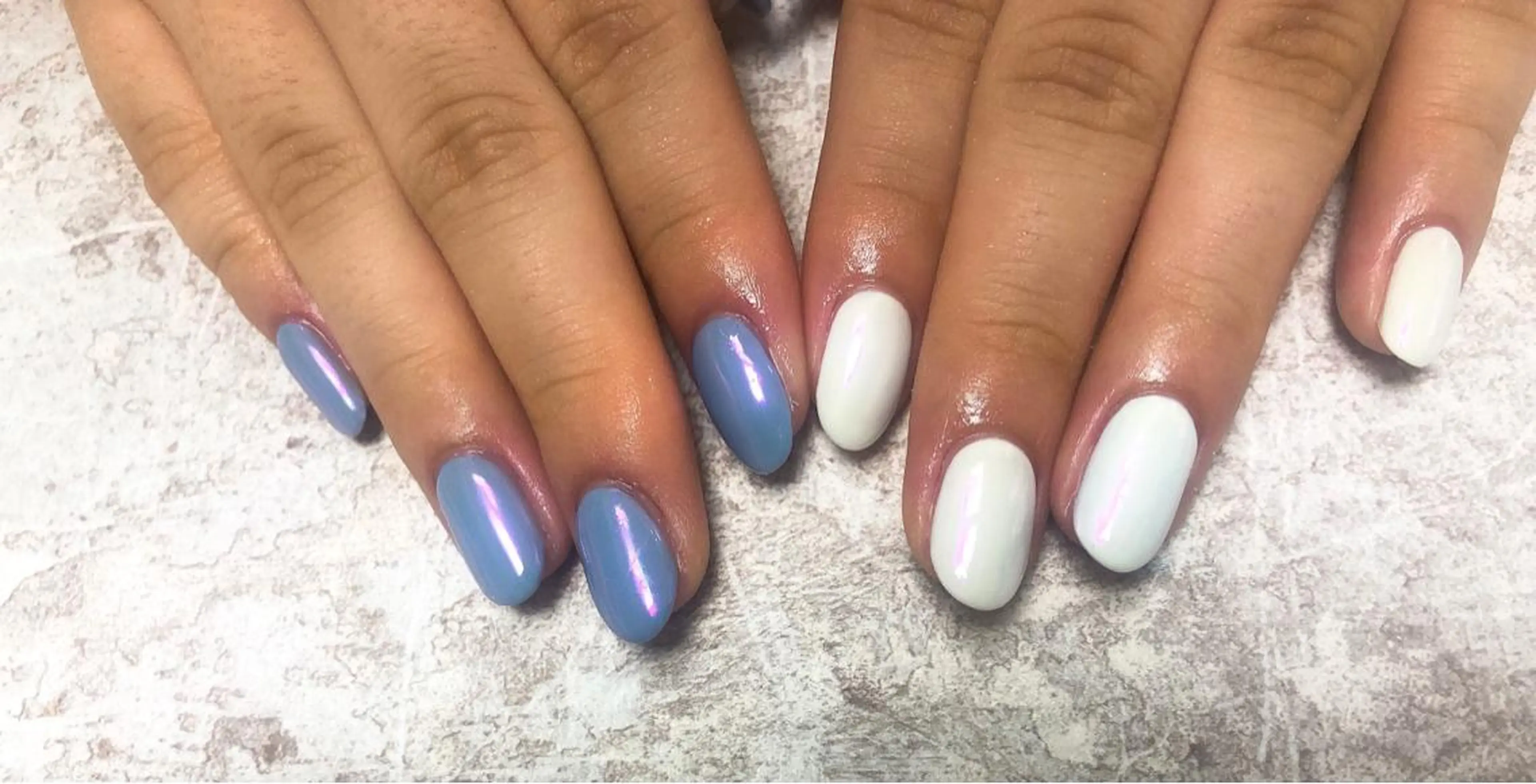 ネイル ミラーネイル ハンドネイル mogunail &blowのネイルデザイン