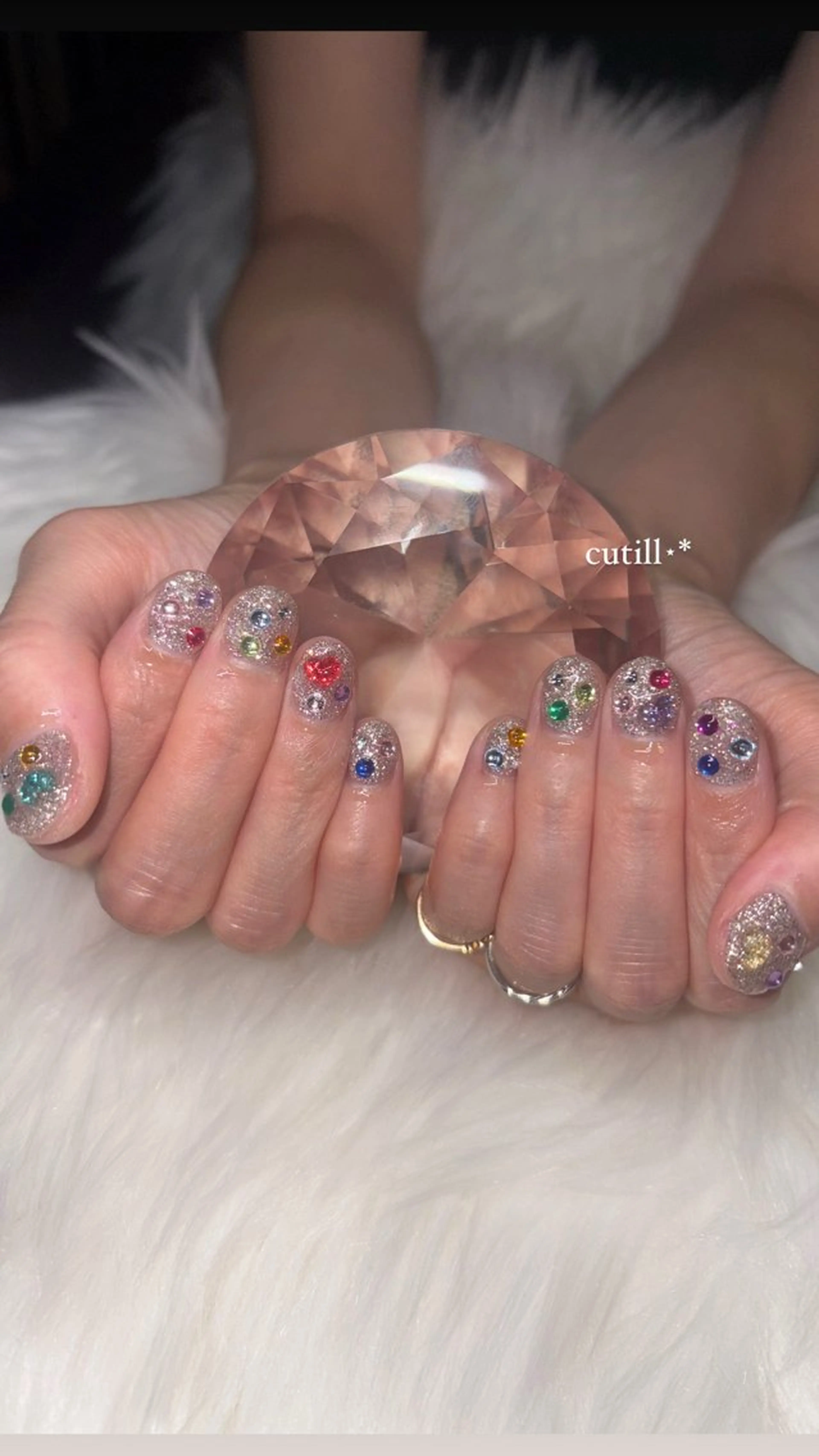 ロング ハンドネイル RAMU 【cutill】のネイルデザイン