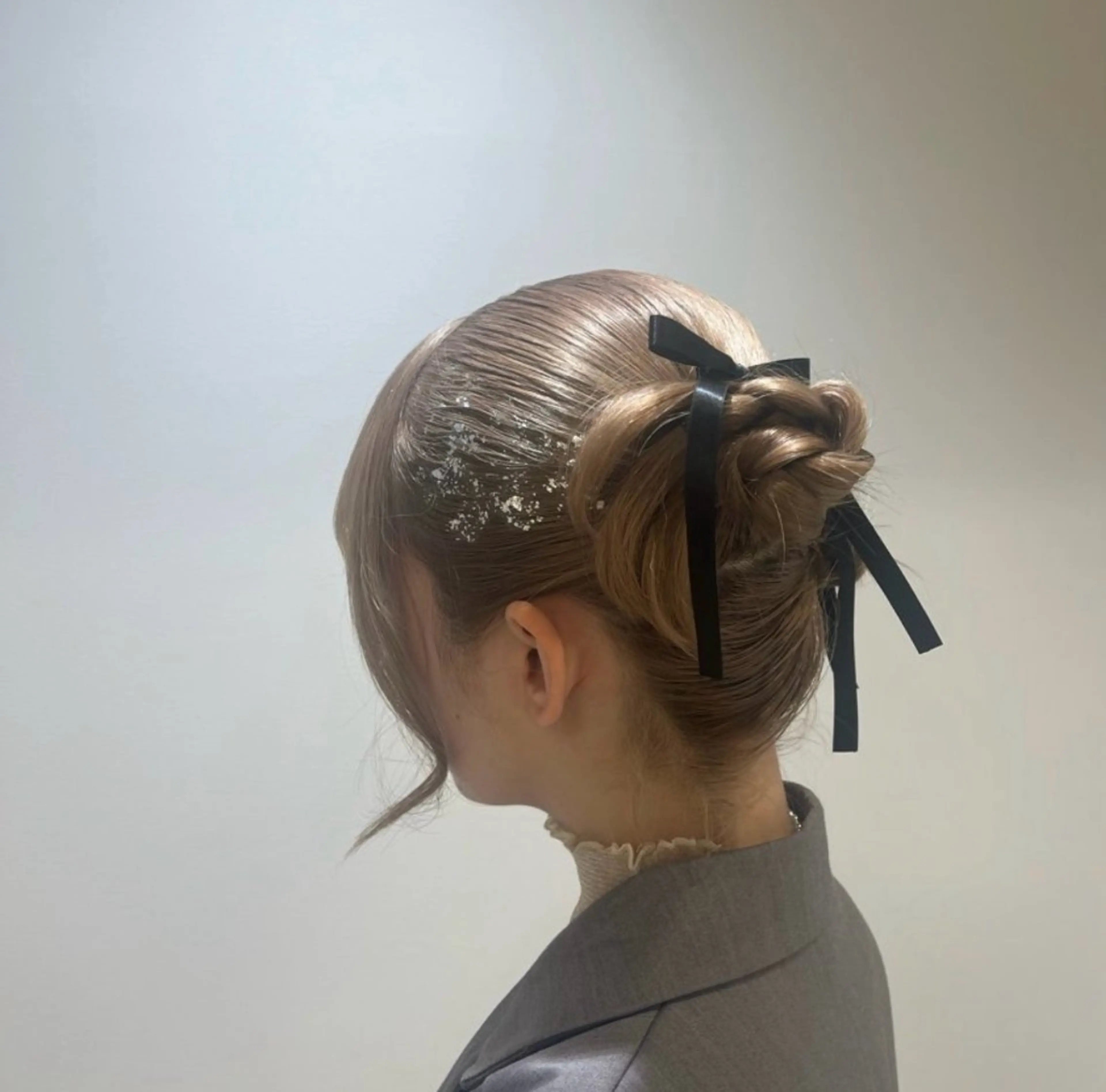 ミディアム ヘアアレンジ ヘアセット ブリーチカラー特化 美容師/𝕐𝕌𝕀のヘアスタイル