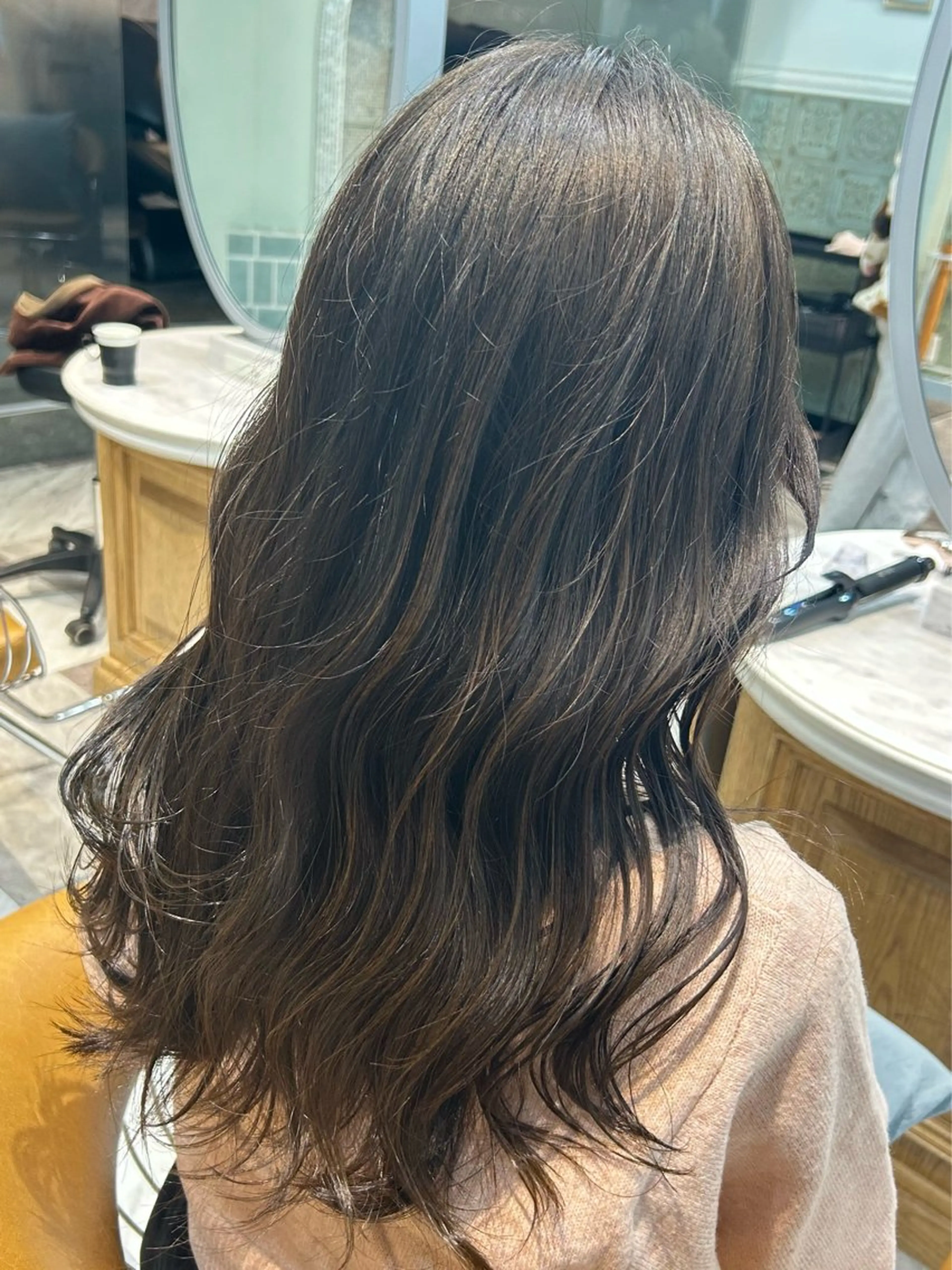 ロング カラー ヘアカラー トリートメント 透明感カラー×ケア ブリーチTakeruのヘアスタイル