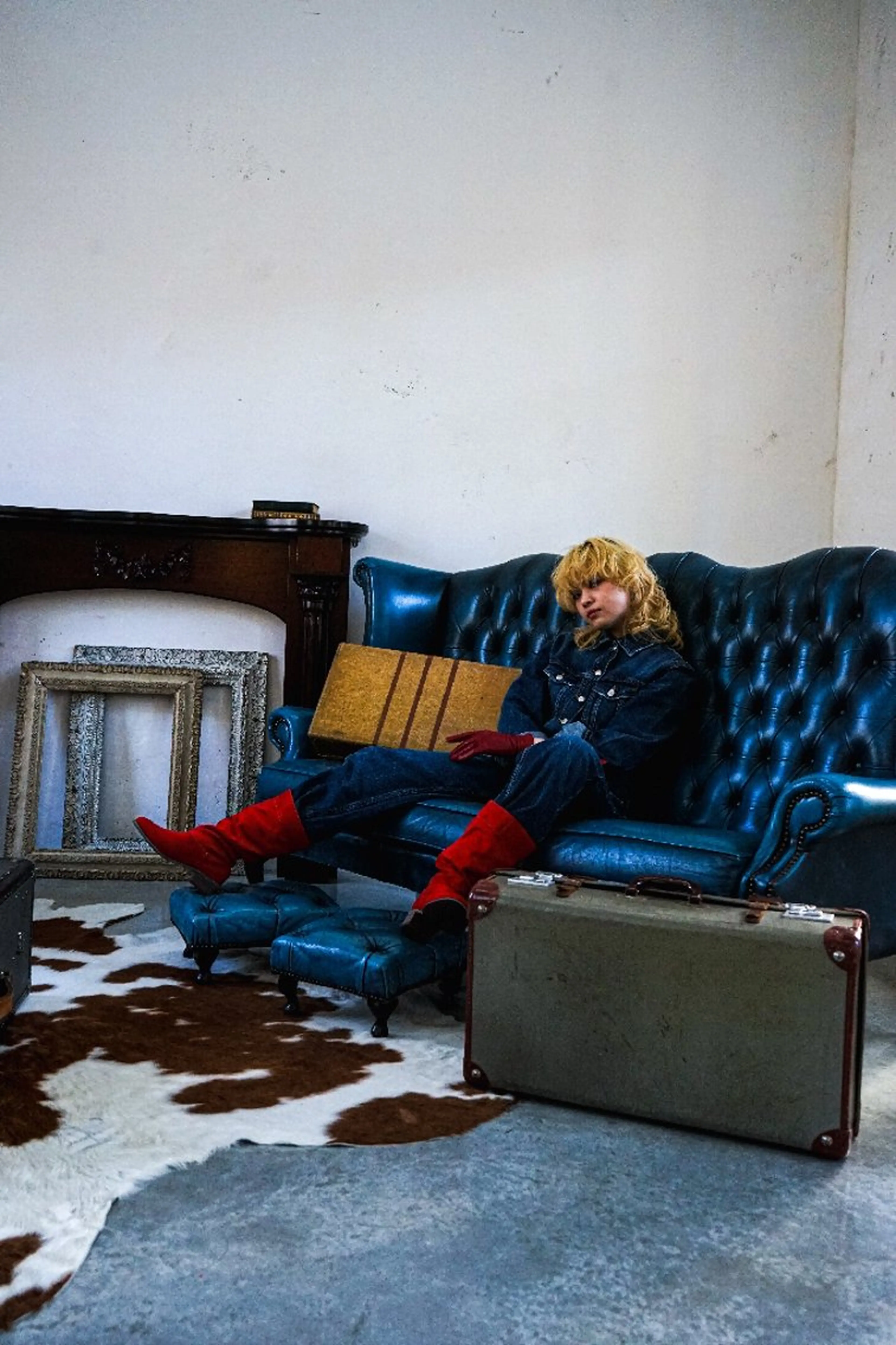 セミロング カラー OMA　 カタギシのヘアスタイル