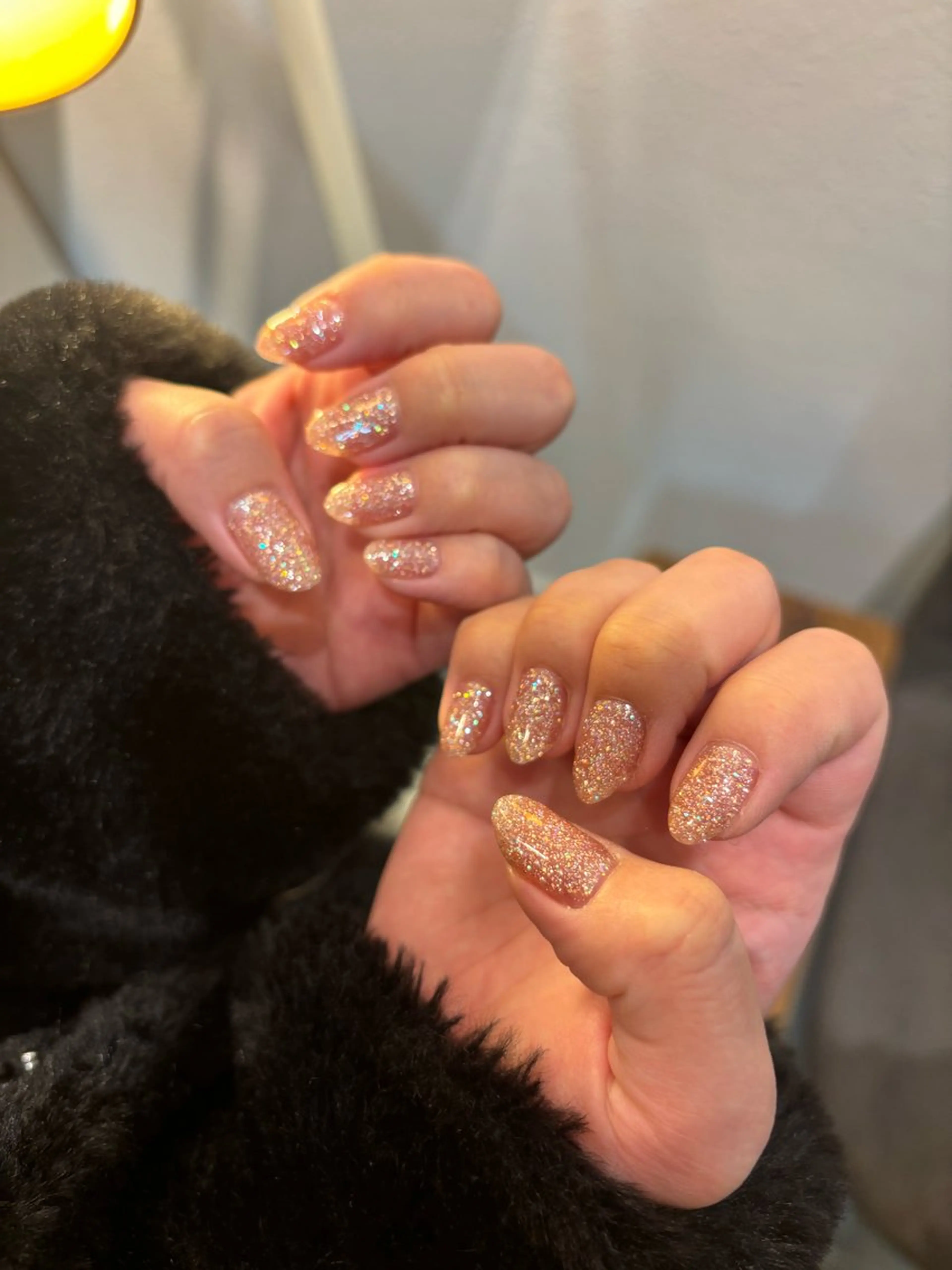 ネイル キラキラネイル ラメ(グリッター) ワンカラーネイル ハンドネイル MARIENAILS Miyabiのネイルデザイン