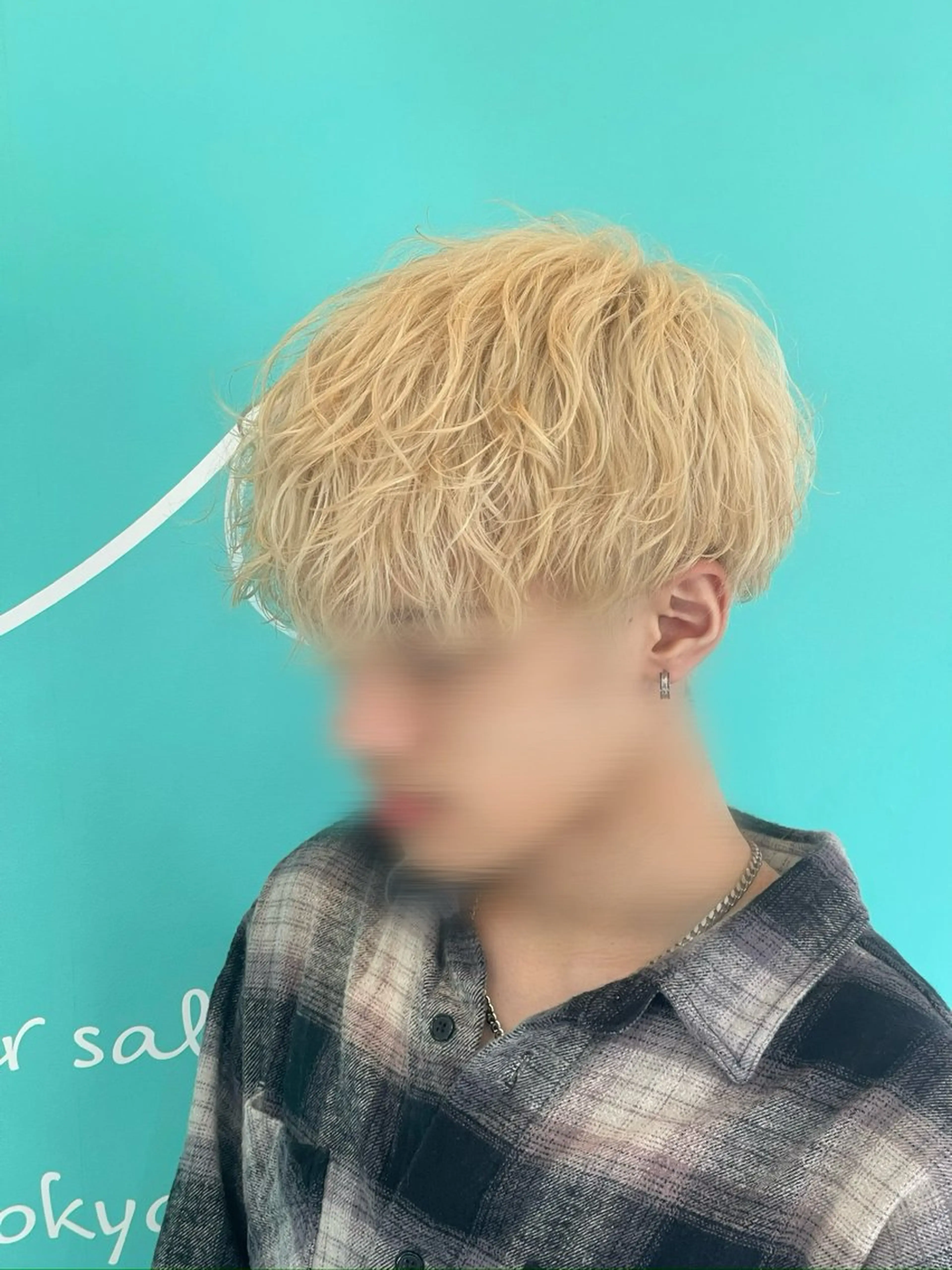 カラー パーマ メンズ カット パーマ mana/ブリーチ/ ヘアセット/メンズのヘアスタイル