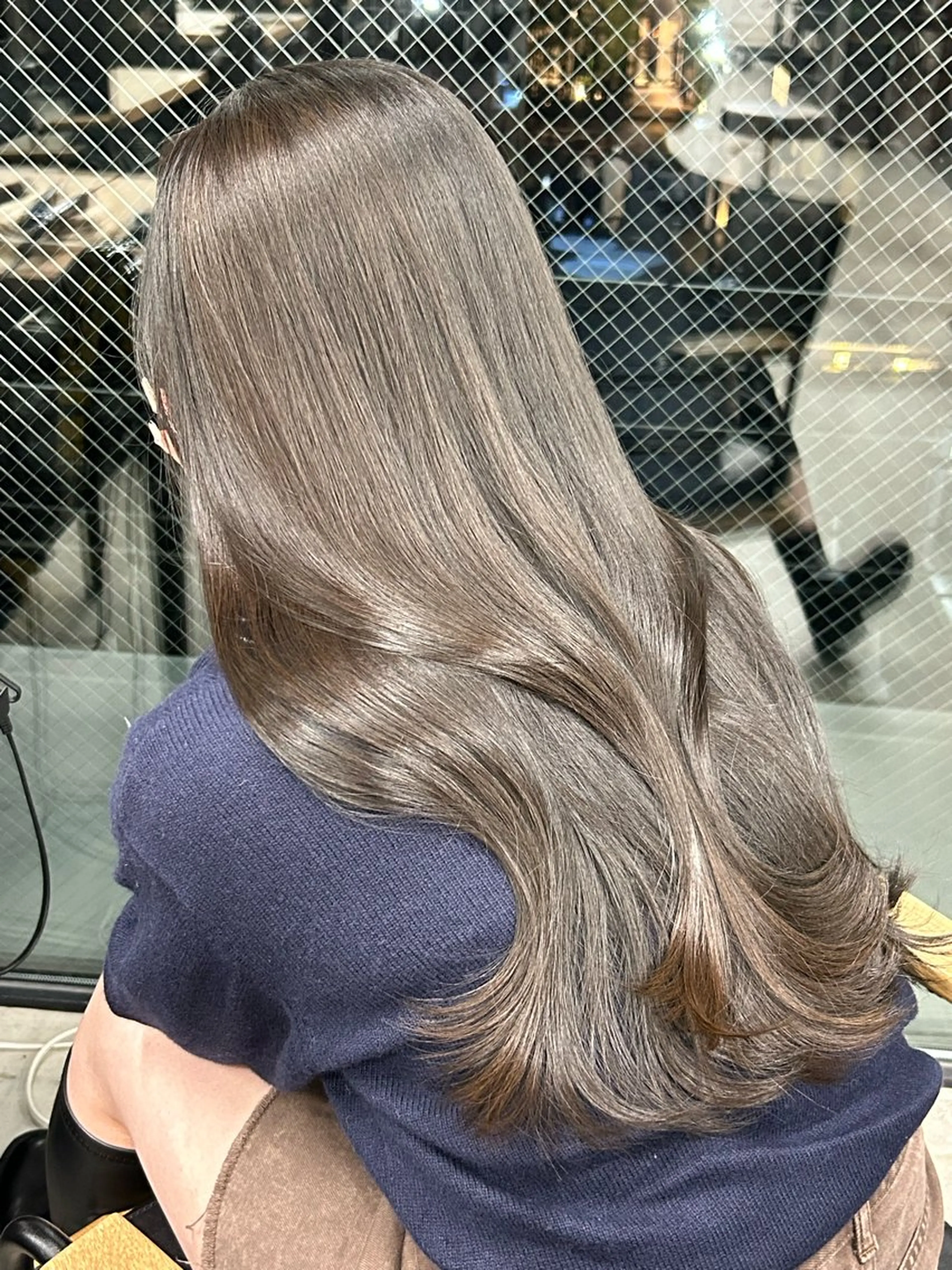 ロング 女性らしいモテヘア 韓国ヘアhikariのヘアスタイル