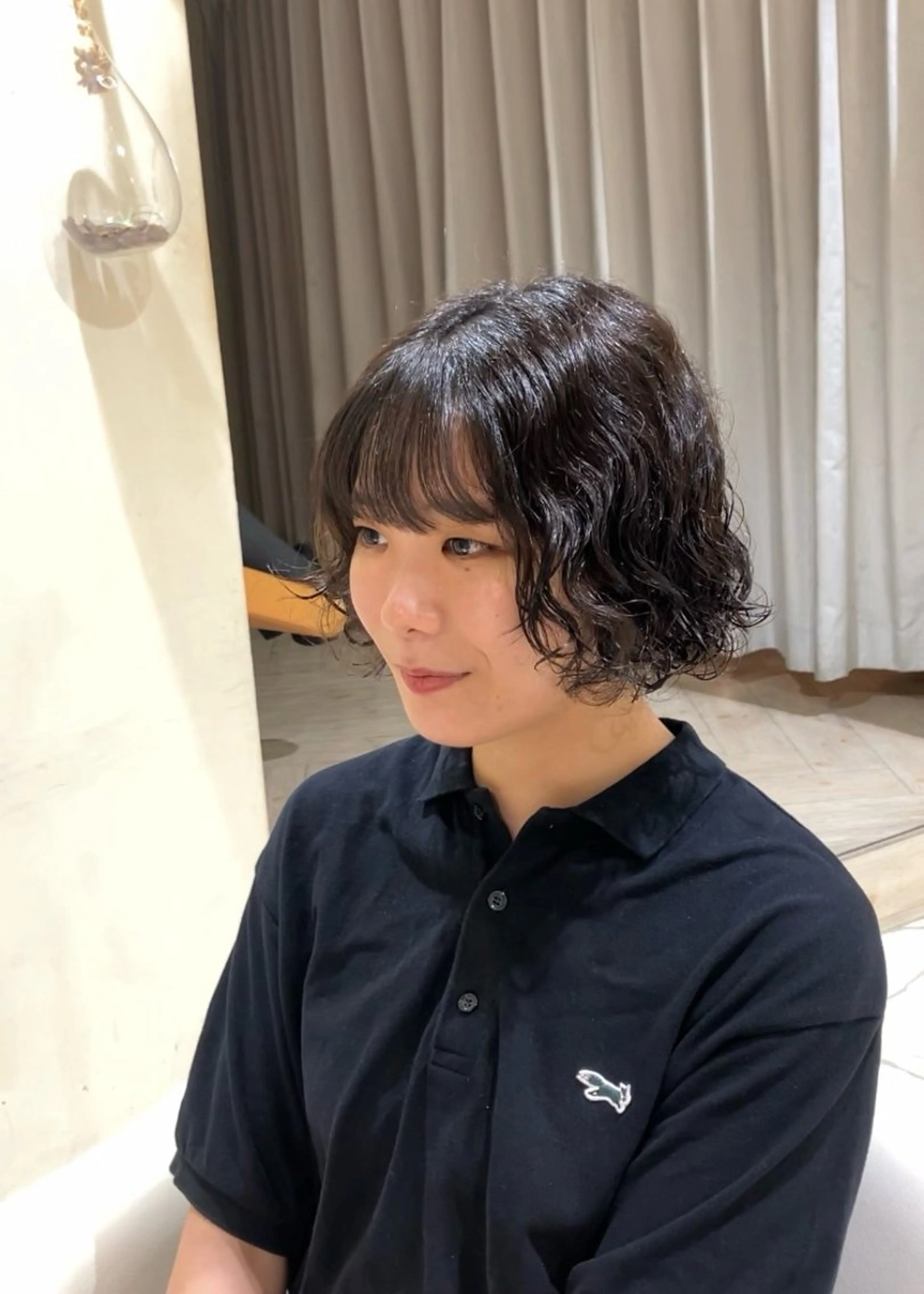 ショート カット パーマ 久野紗愛 【髪質改善　艶髪】のヘアスタイル