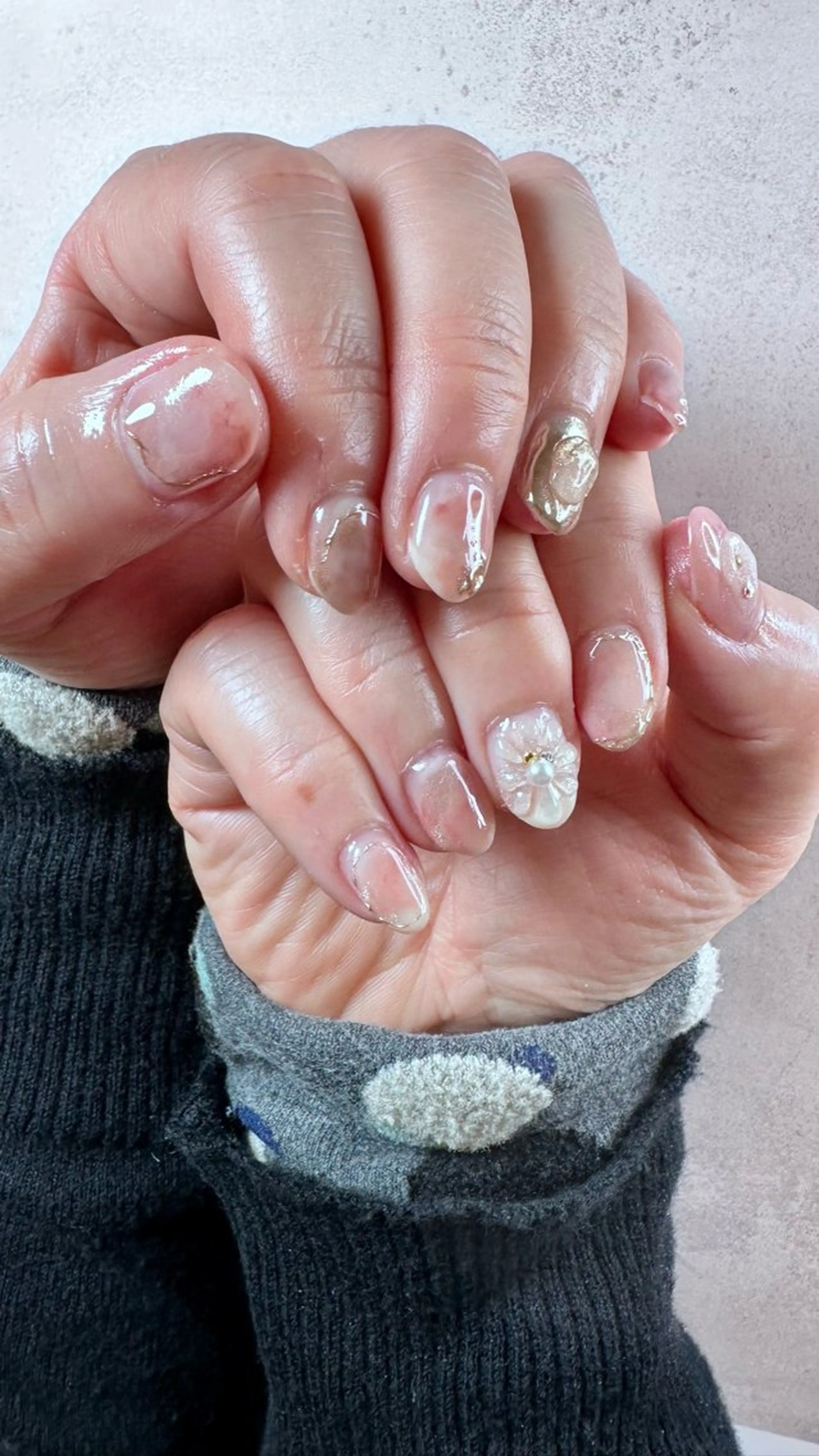 ネイル ニュアンスネイル ハンドネイル ハンドケア Atelier Ariのネイルデザイン