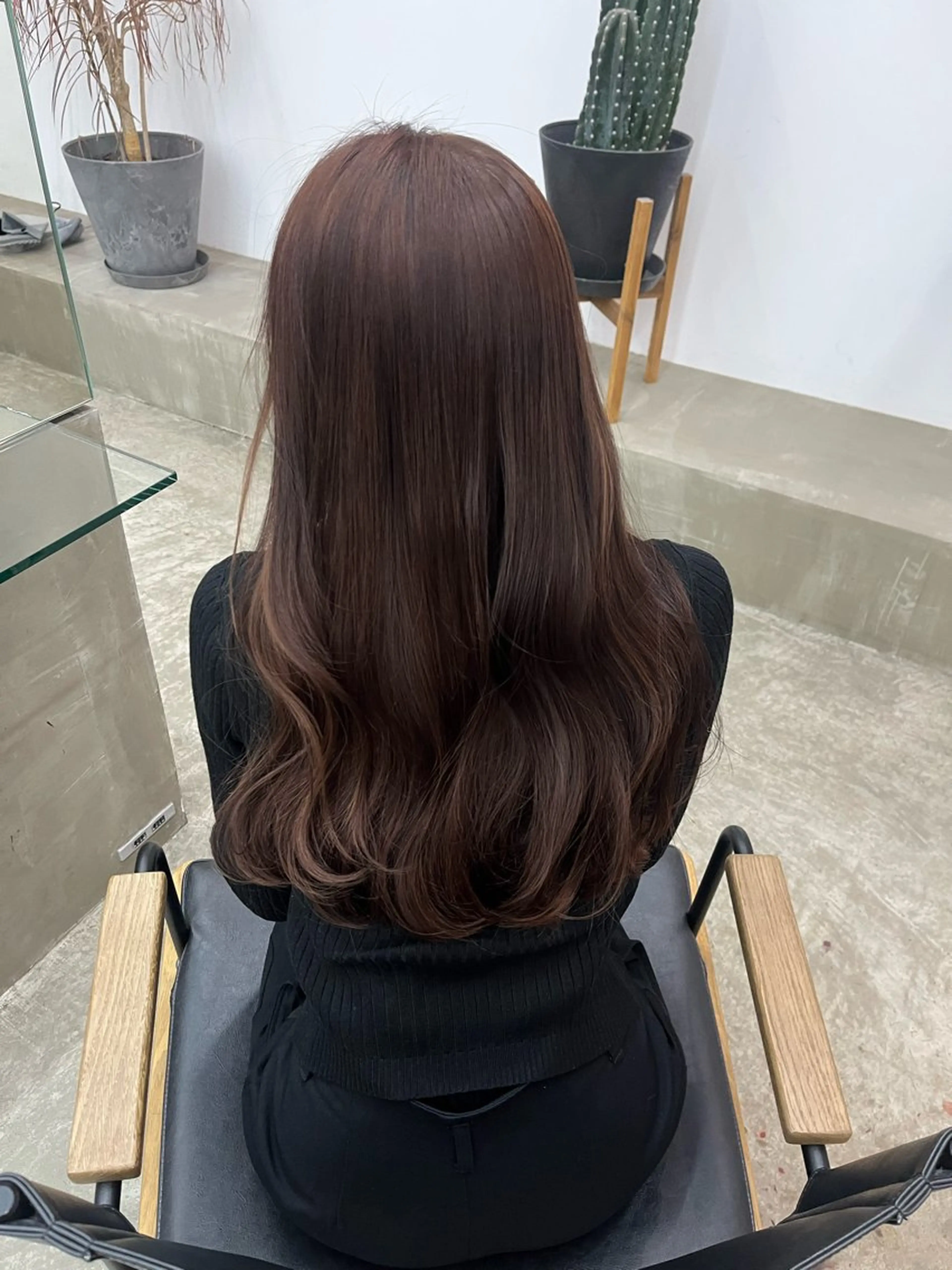 ロング ヘアカラー トリートメント XIA AIMIのヘアスタイル