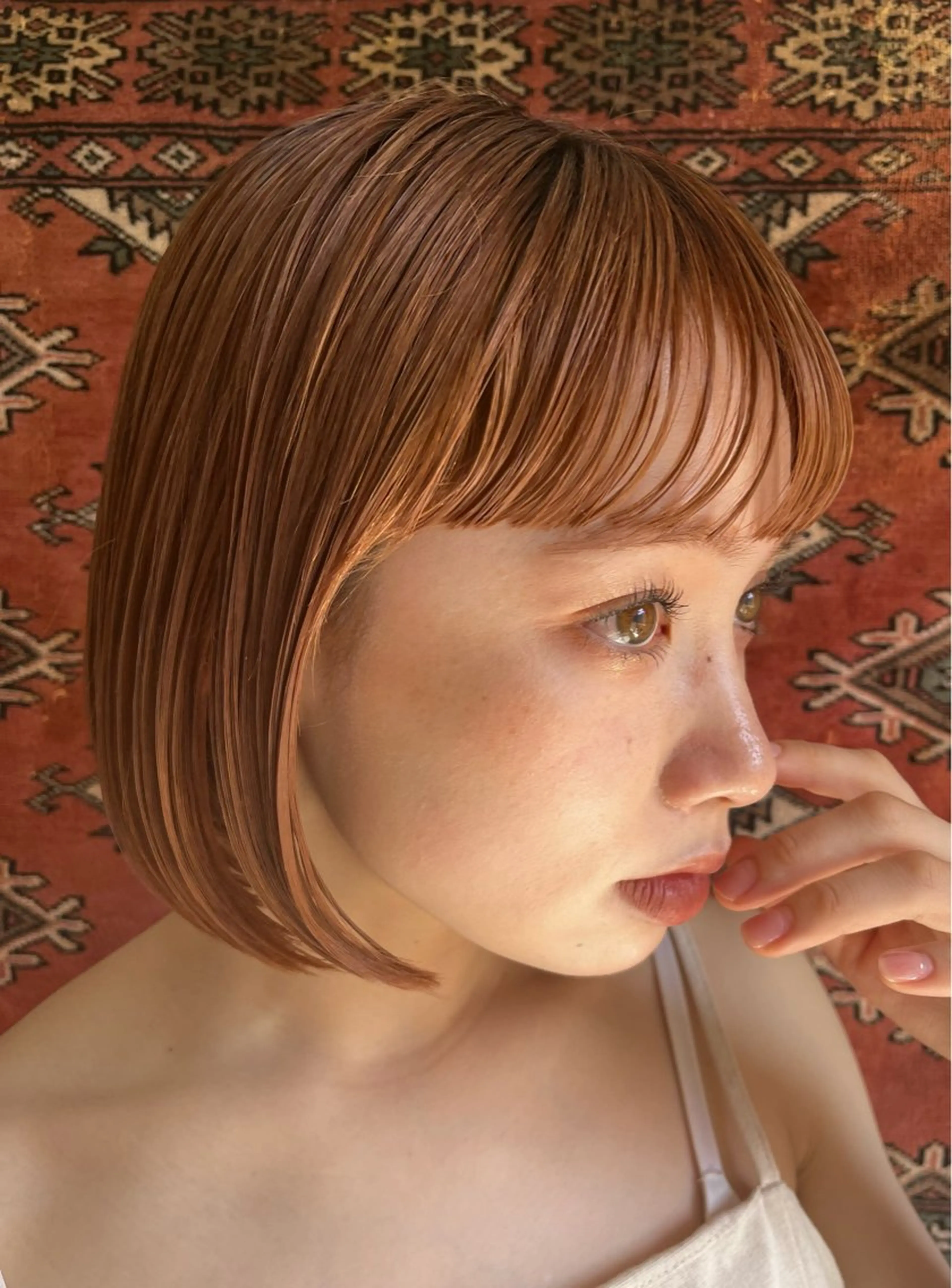 ショート カット ヘアカラー トリートメント ボブ/レイヤー/ ショートcovo代表のヘアスタイル