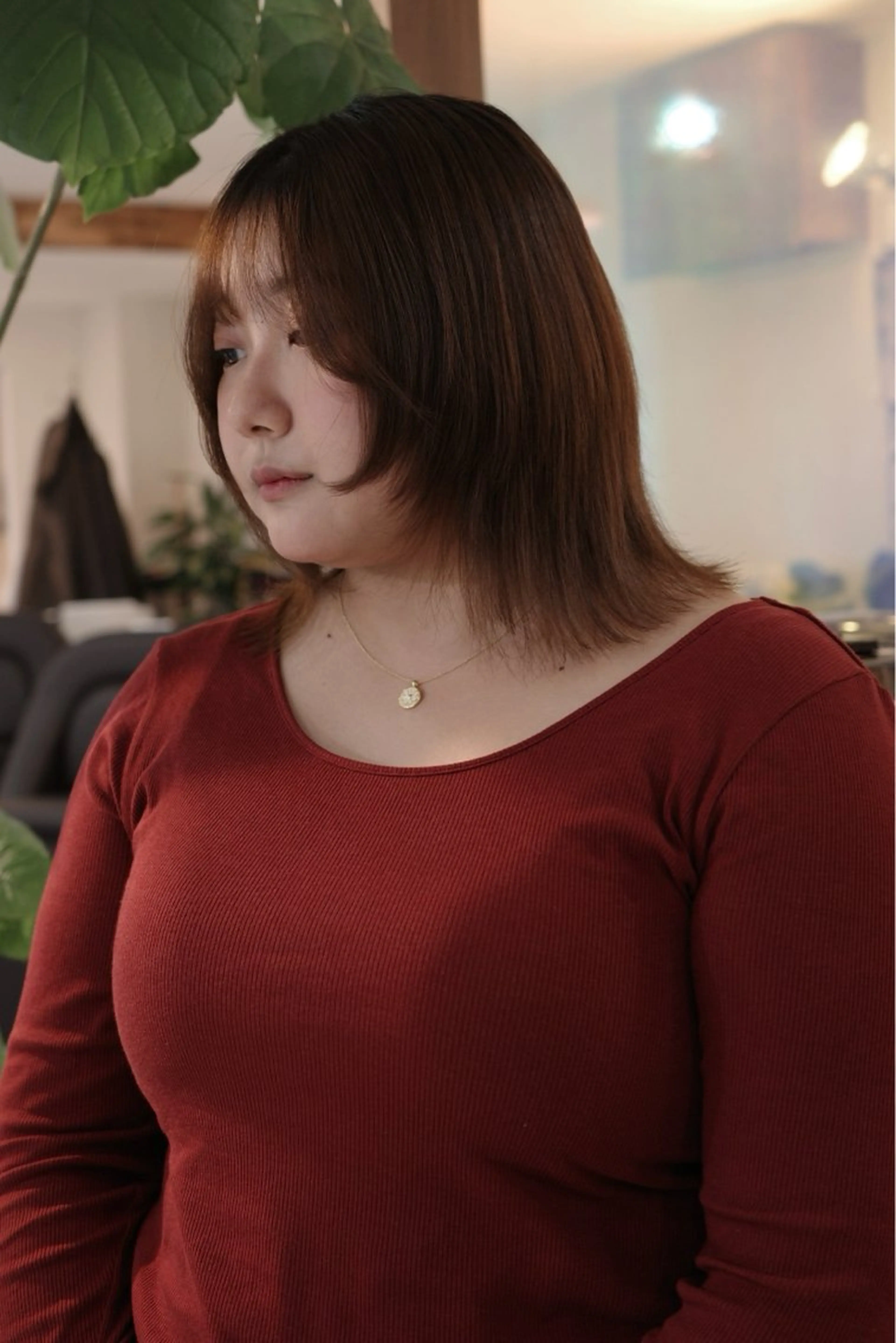 ミディアム (𝐡)𝐰𝐢𝐦 𝐲𝐮𝐧𝐚のヘアスタイル