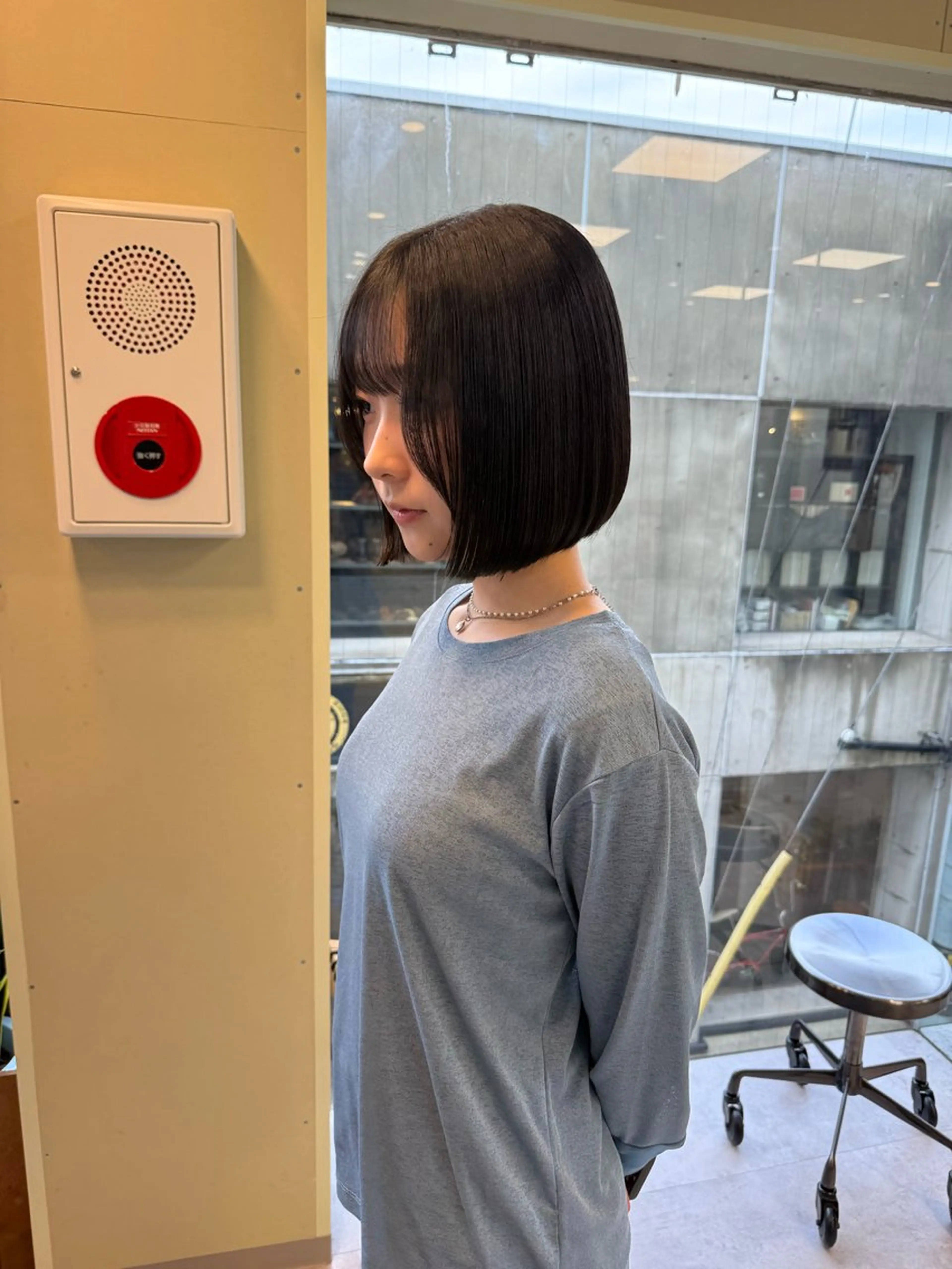 ショート カラー カット ヘアカラー トリートメント 伶風/ボブ/ ハッシュカットのヘアスタイル