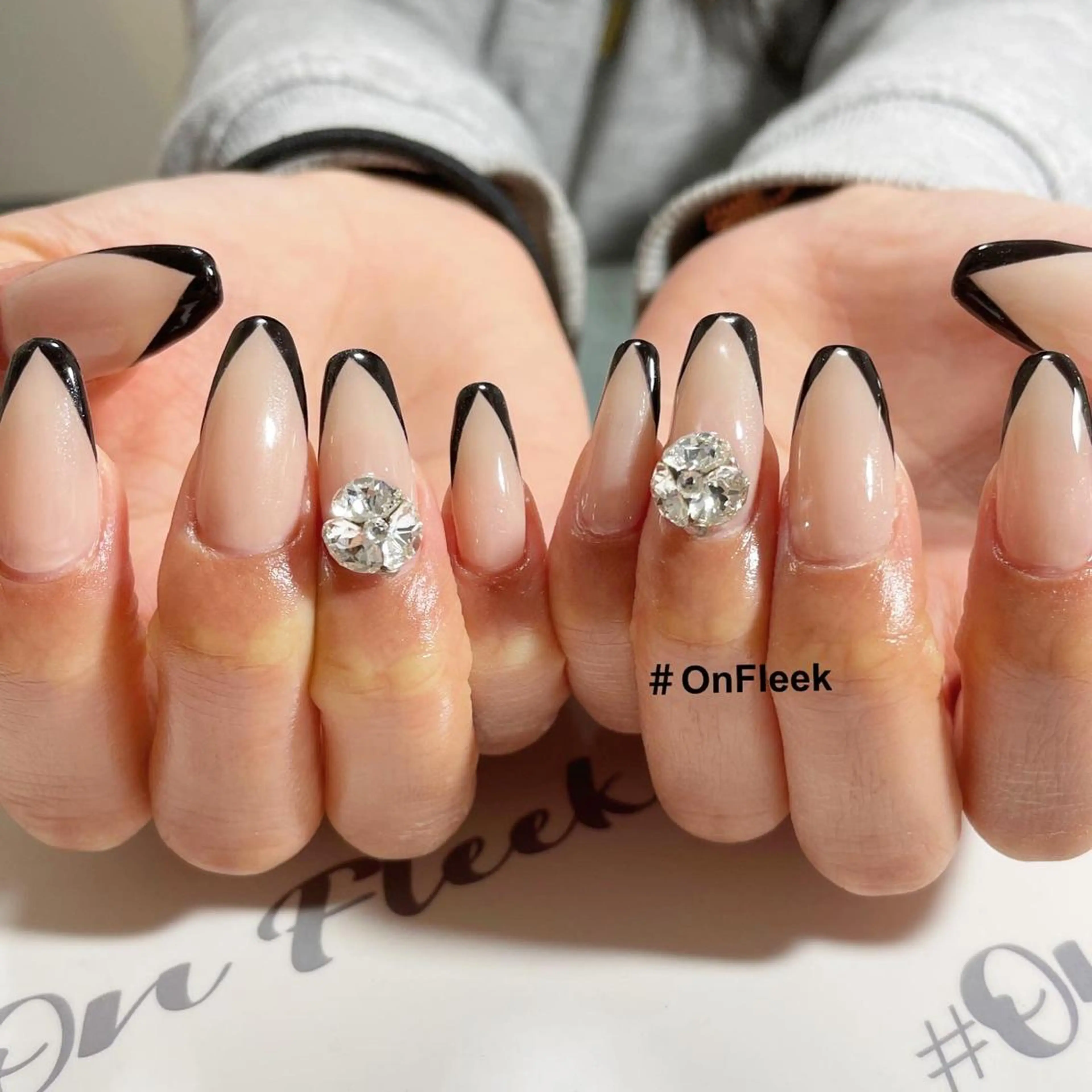 ネイル スカルプネイル NailSalon ＃OnFleekのネイルデザイン