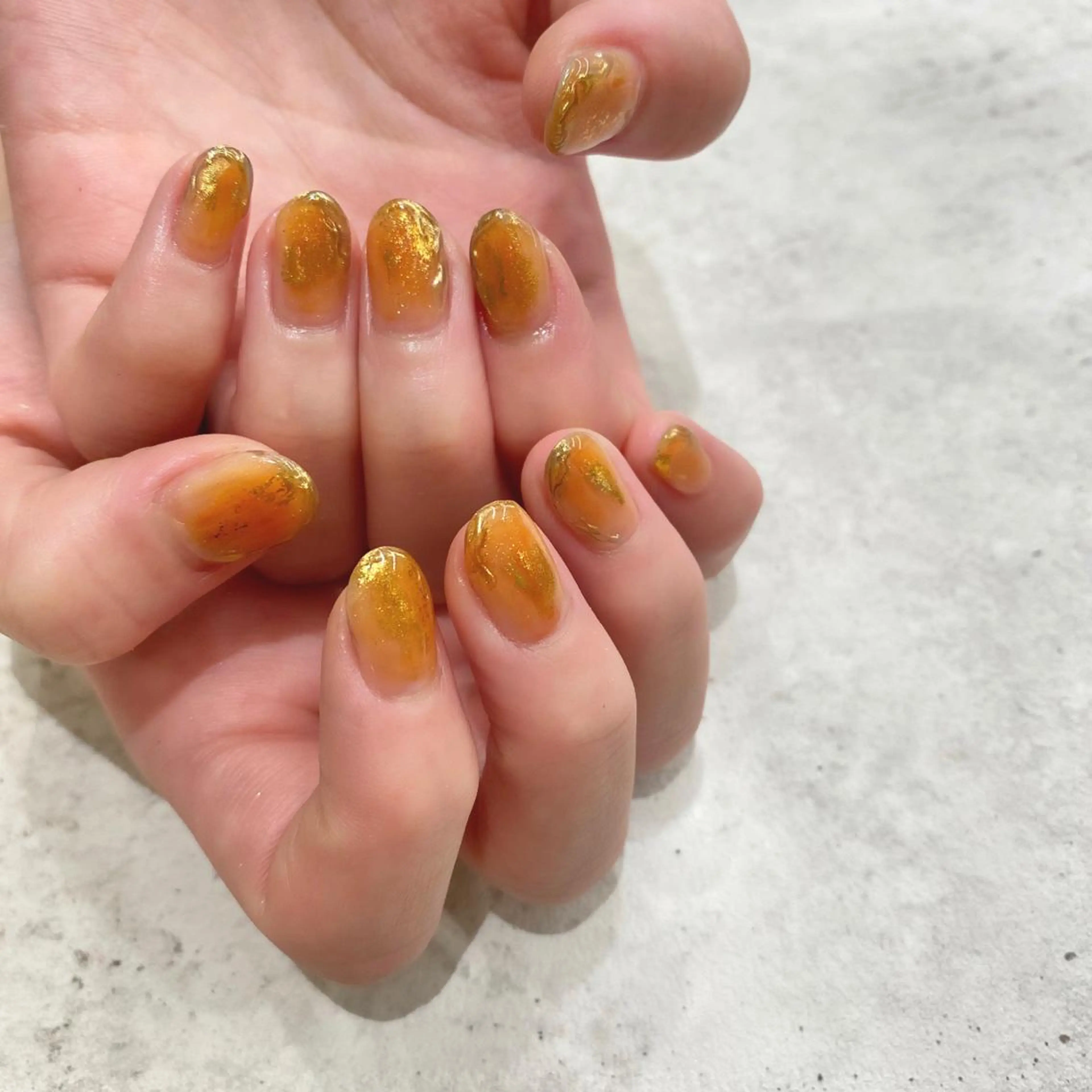 ネイル ハンドネイル Yuriko Omi パラジェル/渋谷のネイルデザイン