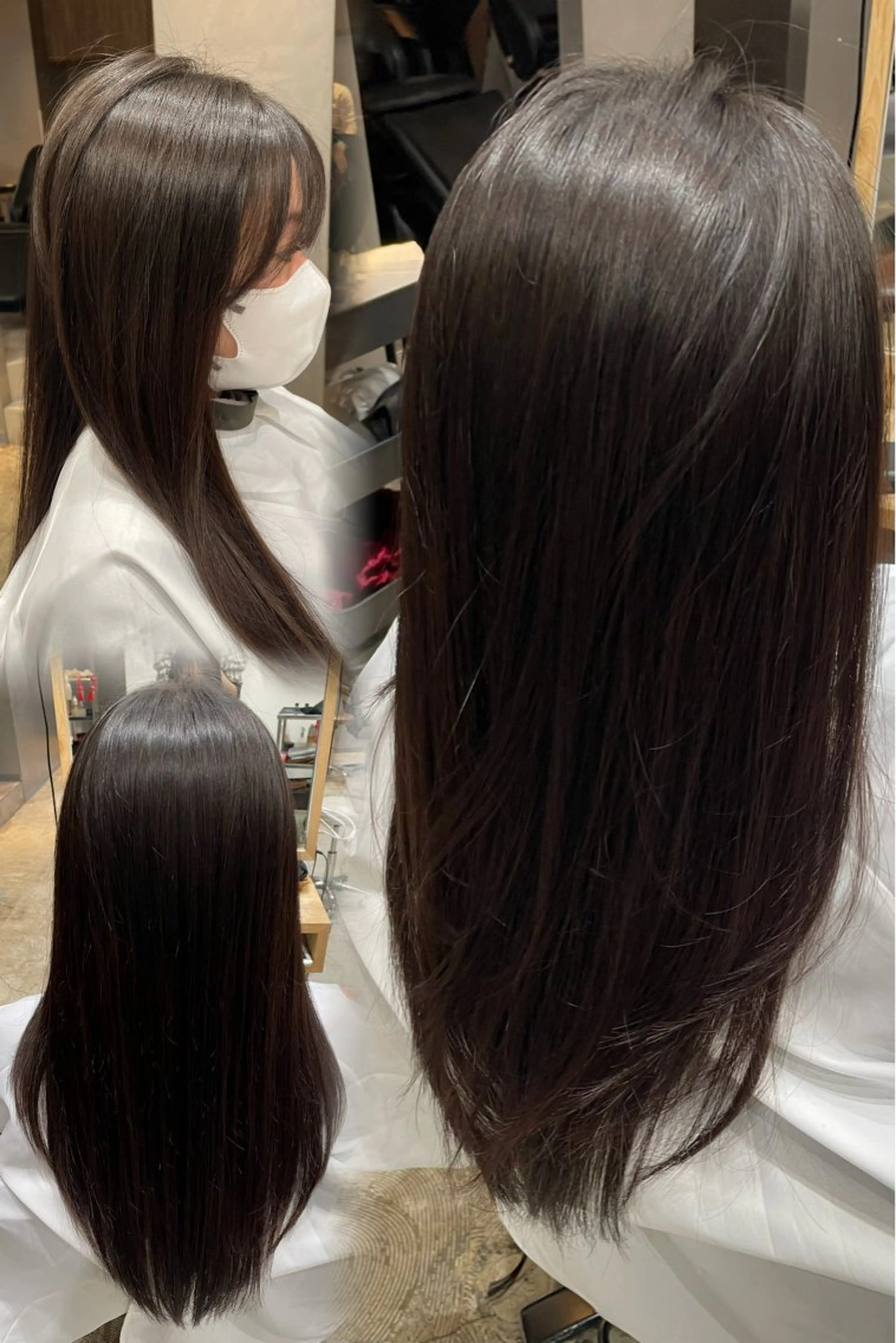 ロング 森 はるかのヘアスタイル