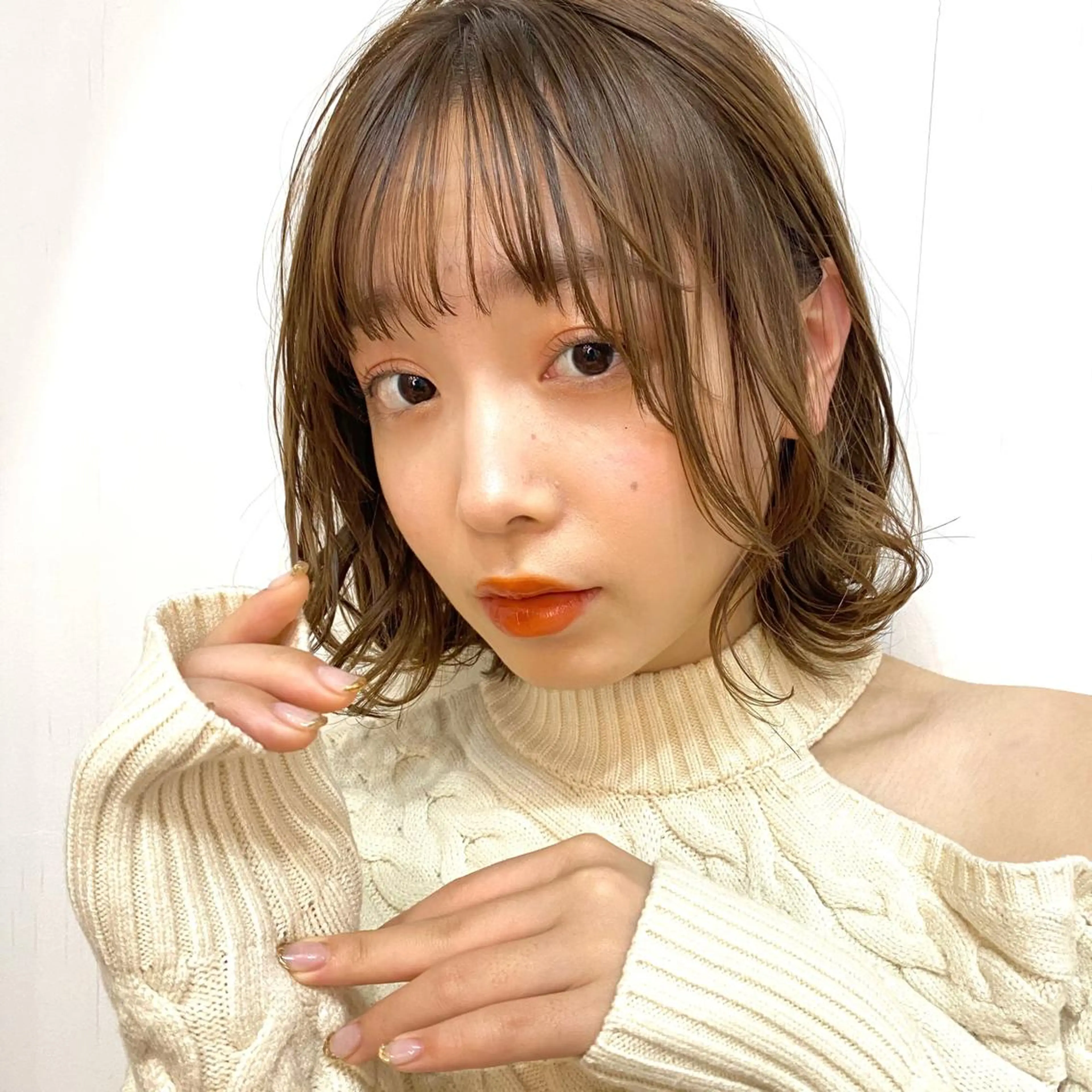 ミディアム カラー 🪭risa 暖色/レイヤー🪭のヘアスタイル