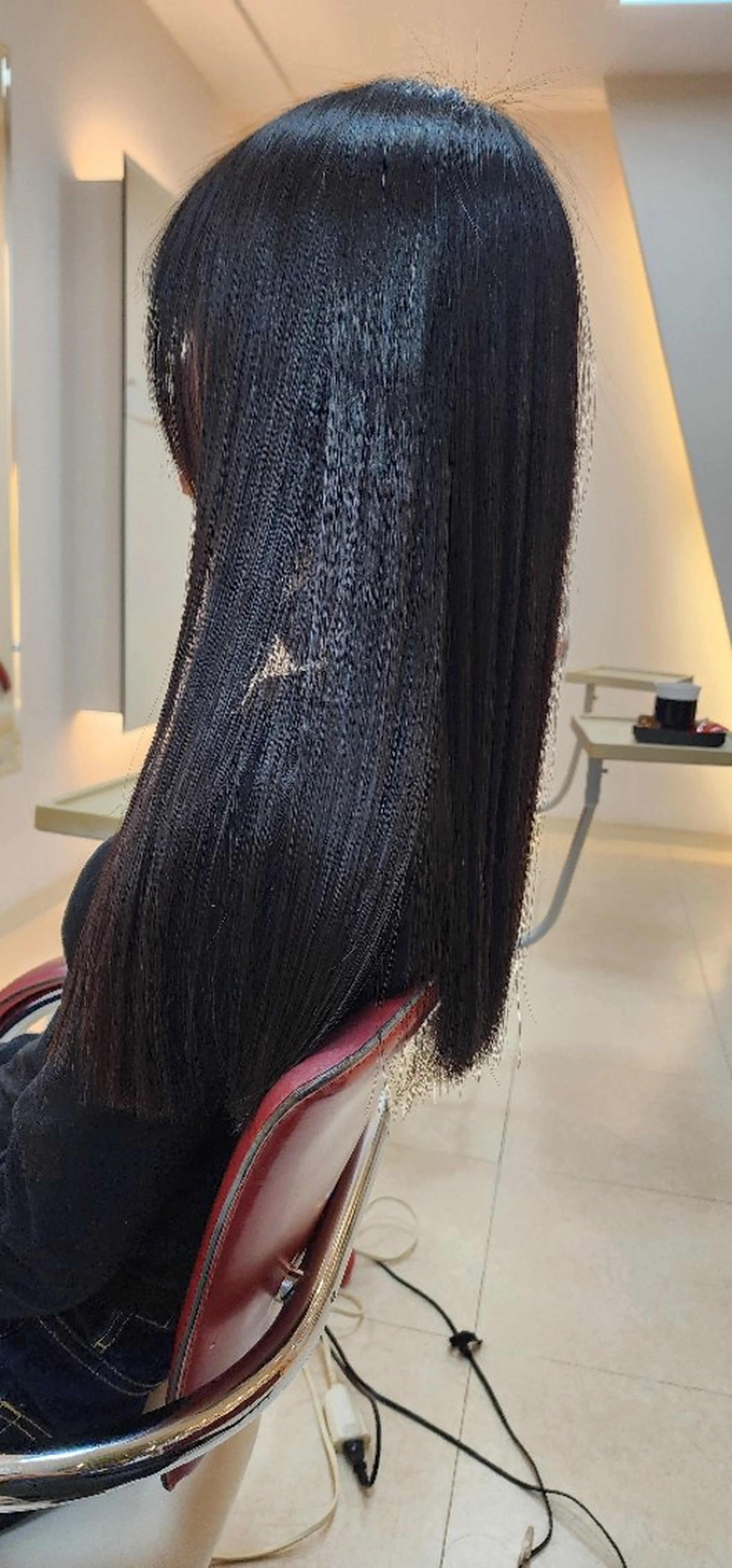 ロング パーマ 学生 縮毛矯正 hairmake Juinのヘアスタイル
