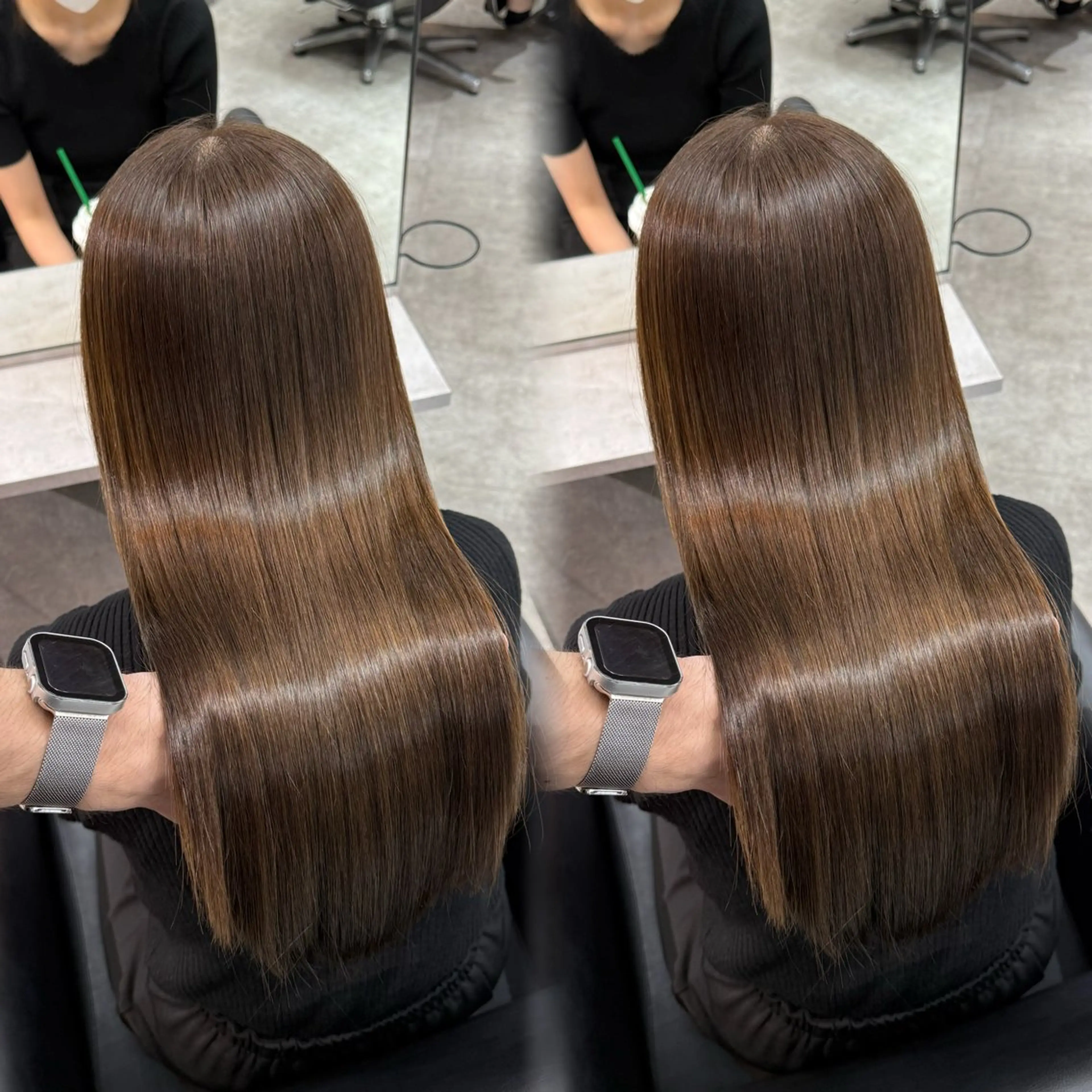 ロング 髪質改善 ロング 縮毛矯正 トリートメント 新宿/髪質改善 /透け感/Sotaのヘアスタイル