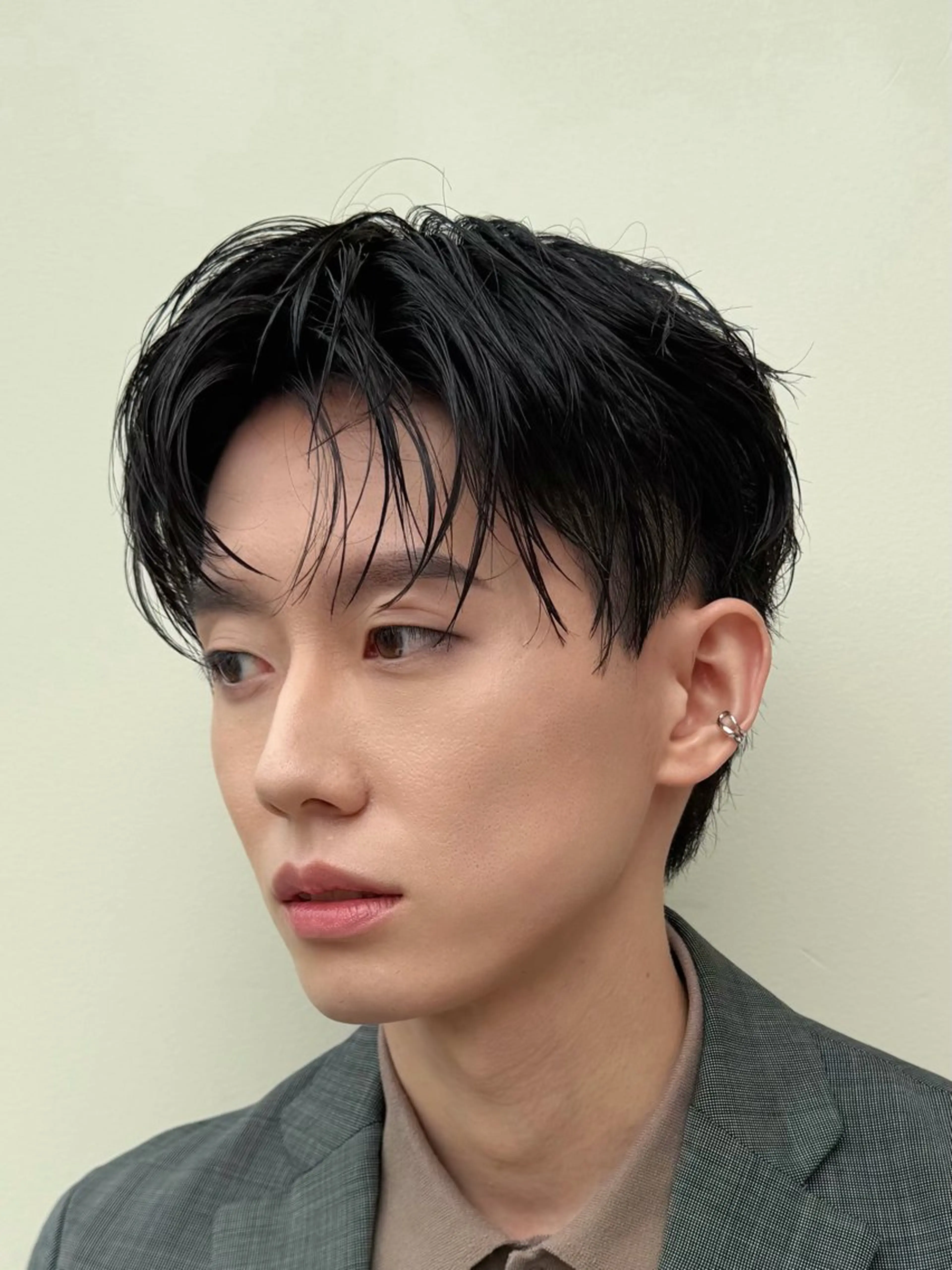 ショート パーマ メンズ メンズパーマ ショートヘア カット パーマ トリートメント ニュアンスパーマ/ フェザーパーマ/平木のヘアスタイル