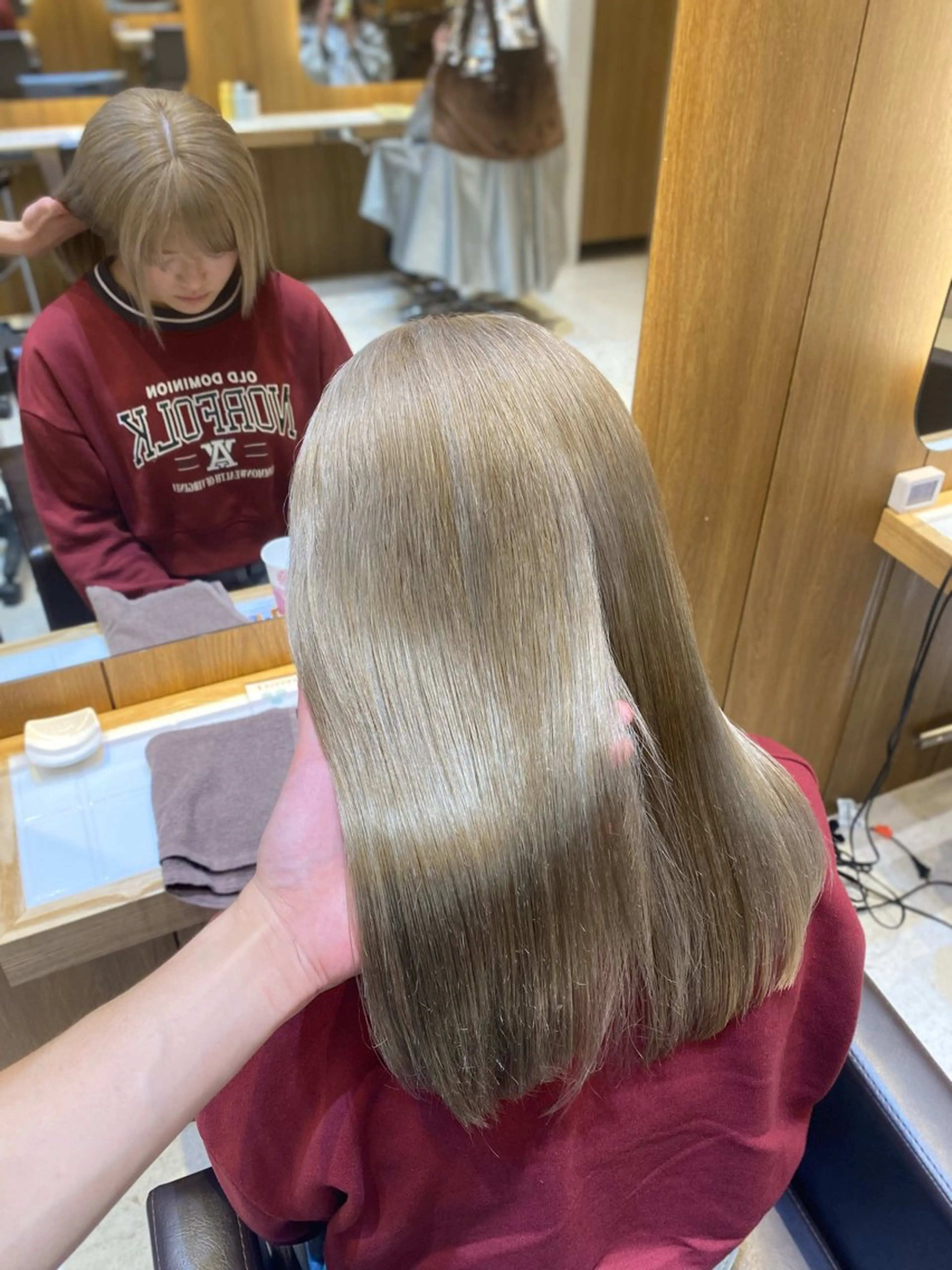ミディアム カラー アディクシーカラー 黒髪 ブリーチ ブルーカラー ブルーブラック ヘアカラー エクステ/髪質改善 🖤RYUSEI🖤のヘアスタイル