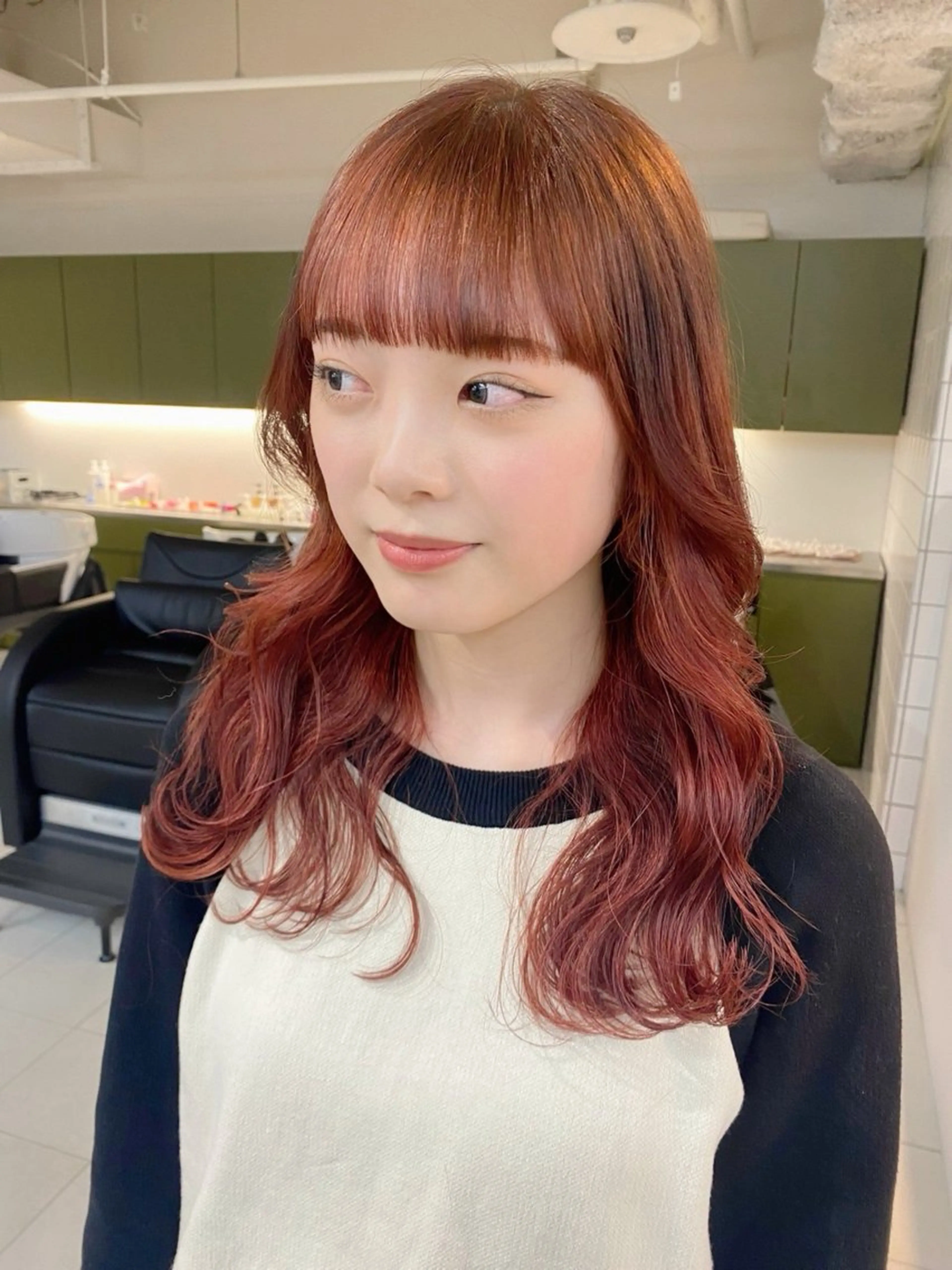 セミロング ショート/パーマ /名古屋/Ayakaのヘアスタイル