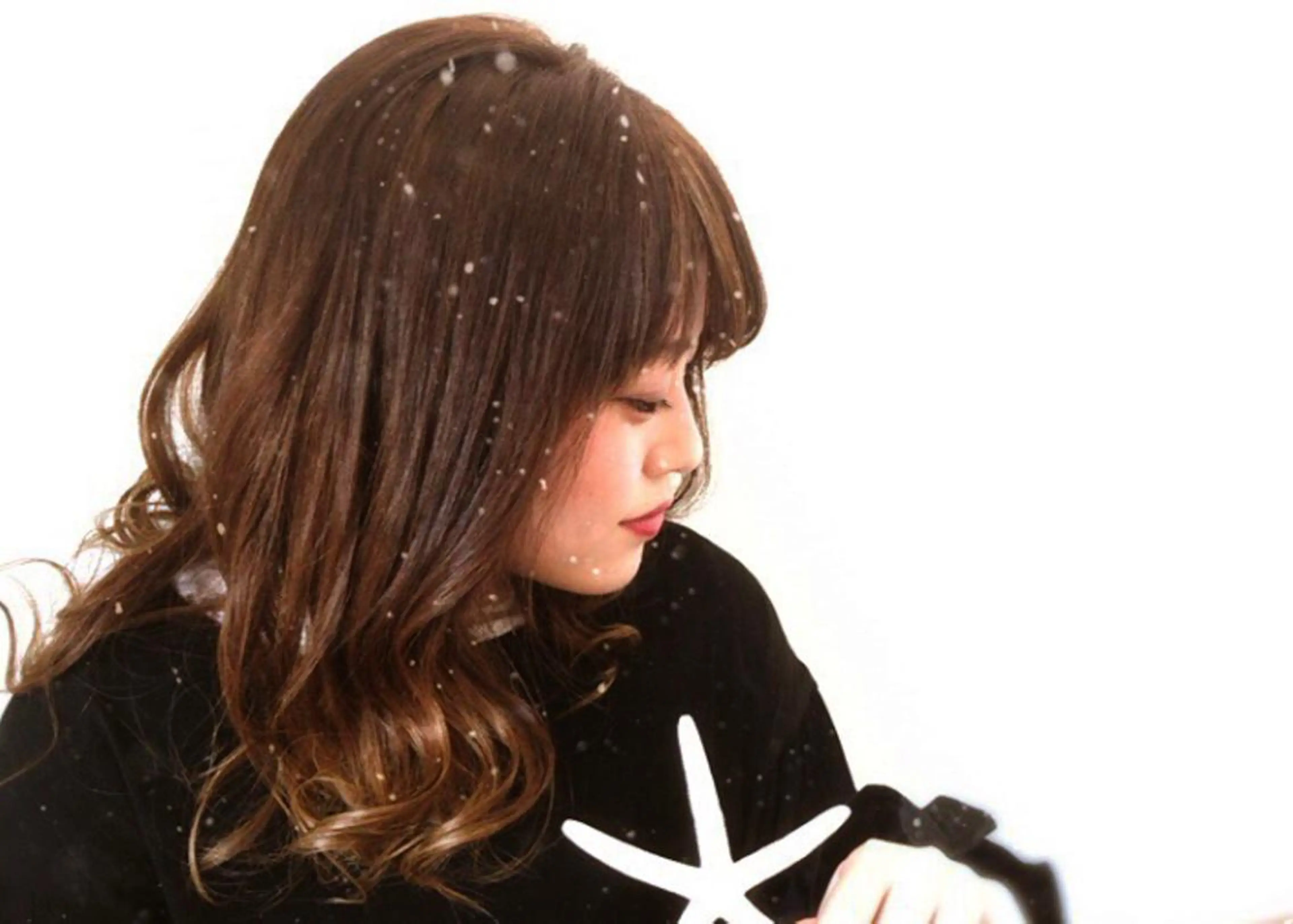 セミロング ハイライト naomi (夜間営業受付中★)のヘアスタイル