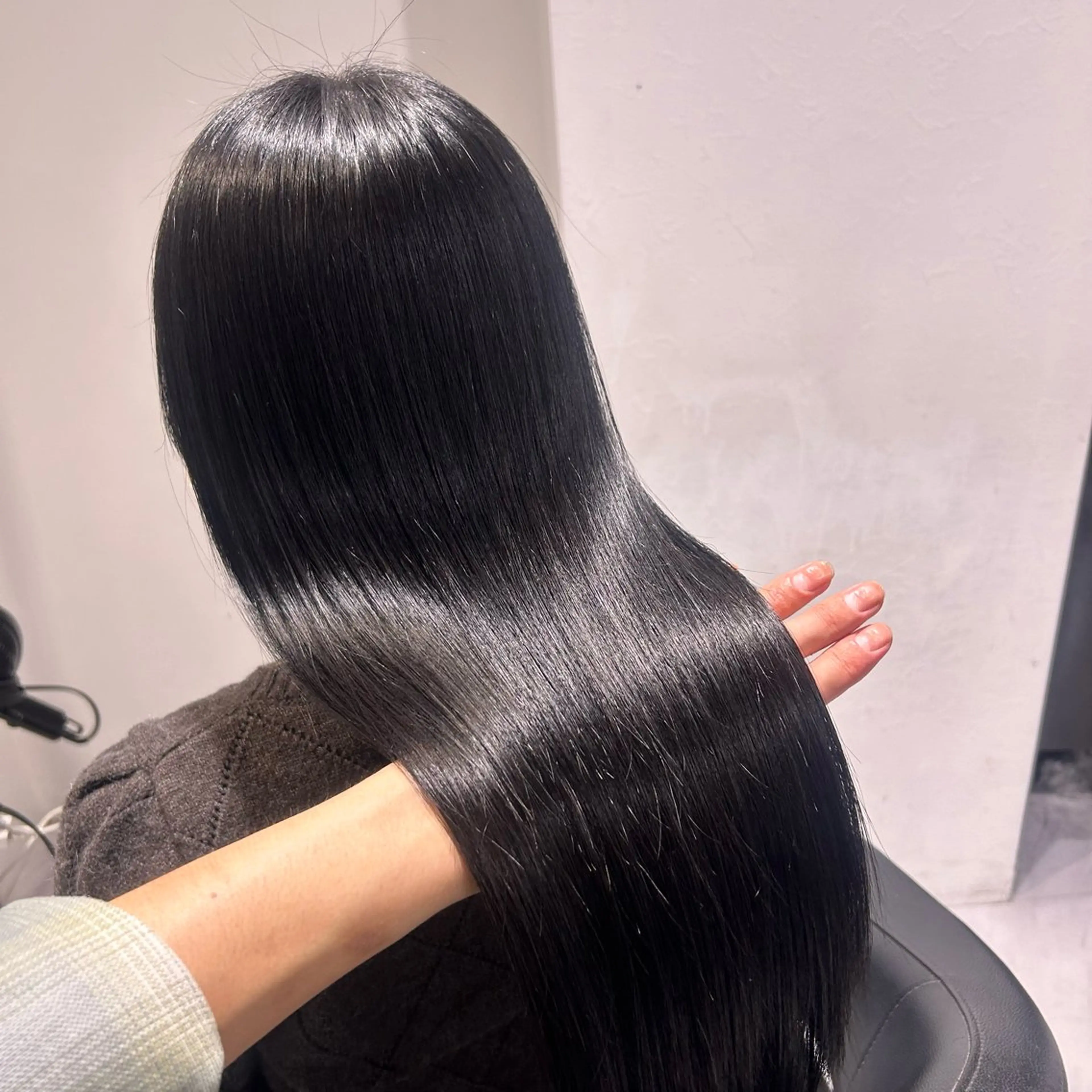 ロング カラー ヘアカラー トリートメント 表参道/透明感カラー /暗髪/ジュキヤのヘアスタイル
