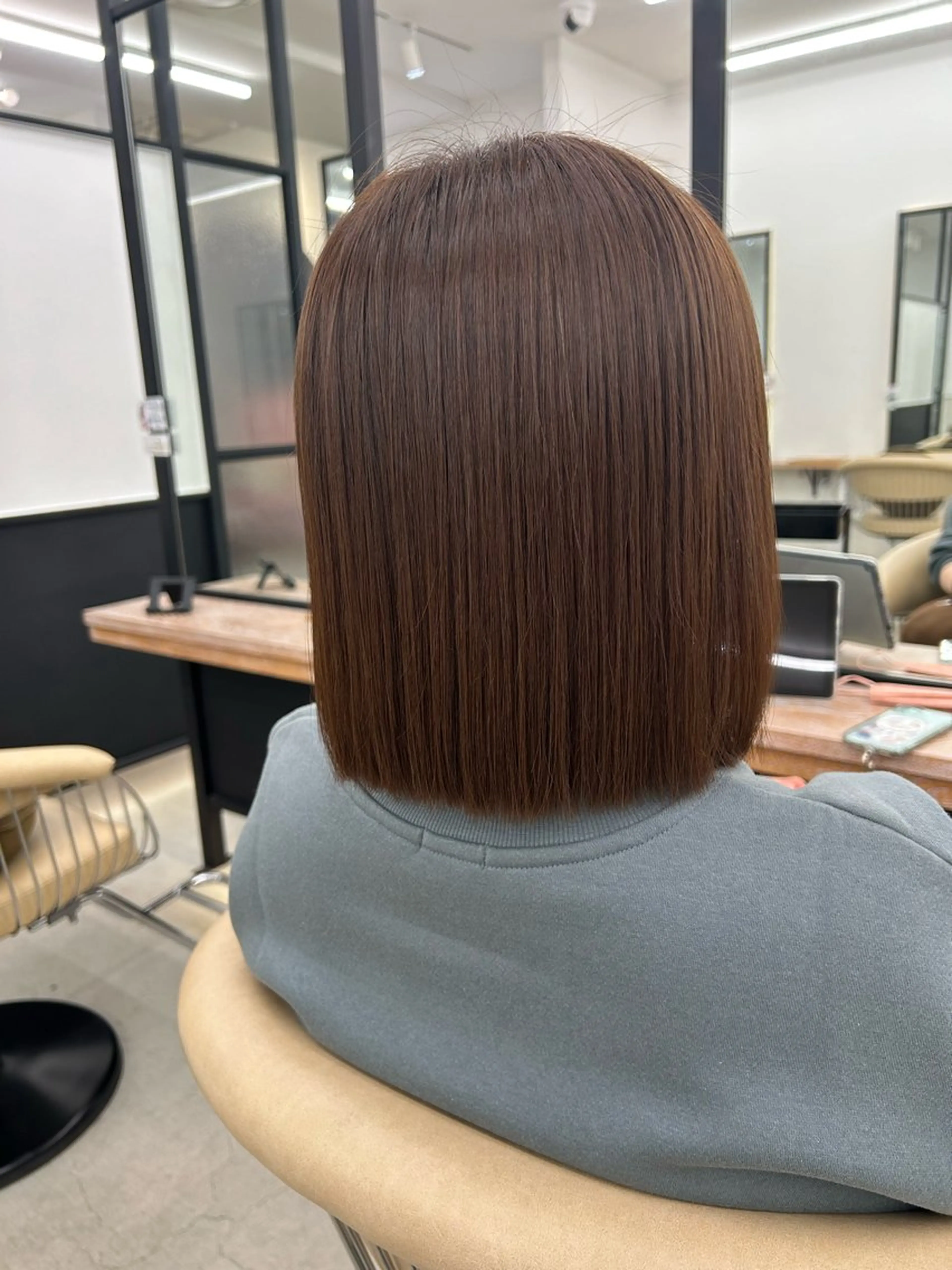 ショート ボブ/縮毛矯正/艶髪 /さのまなみのヘアスタイル