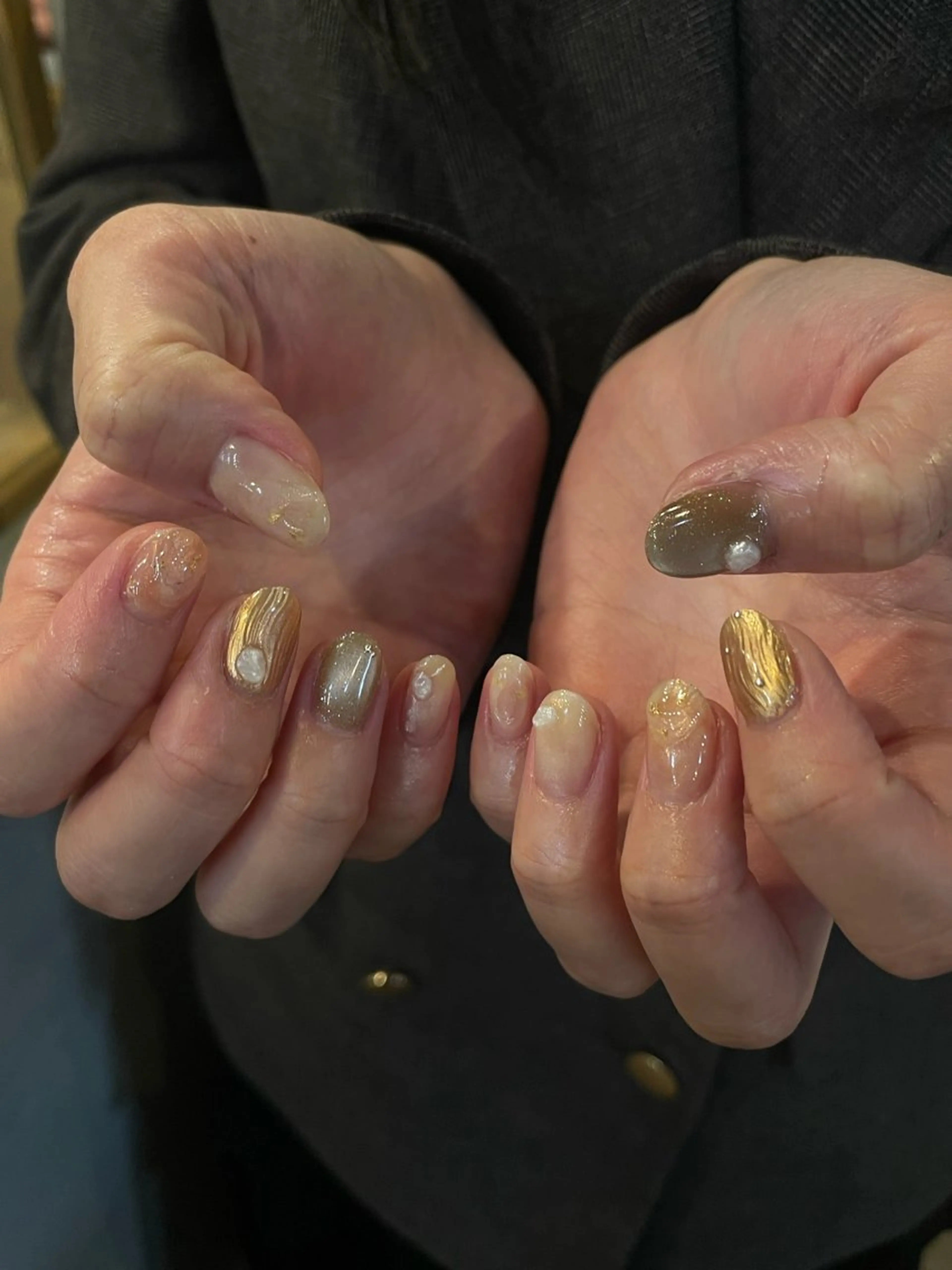 ネイル ニュアンスネイル ハンドネイル Nail salon Relum所属・小林 珠莉のネイルデザイン