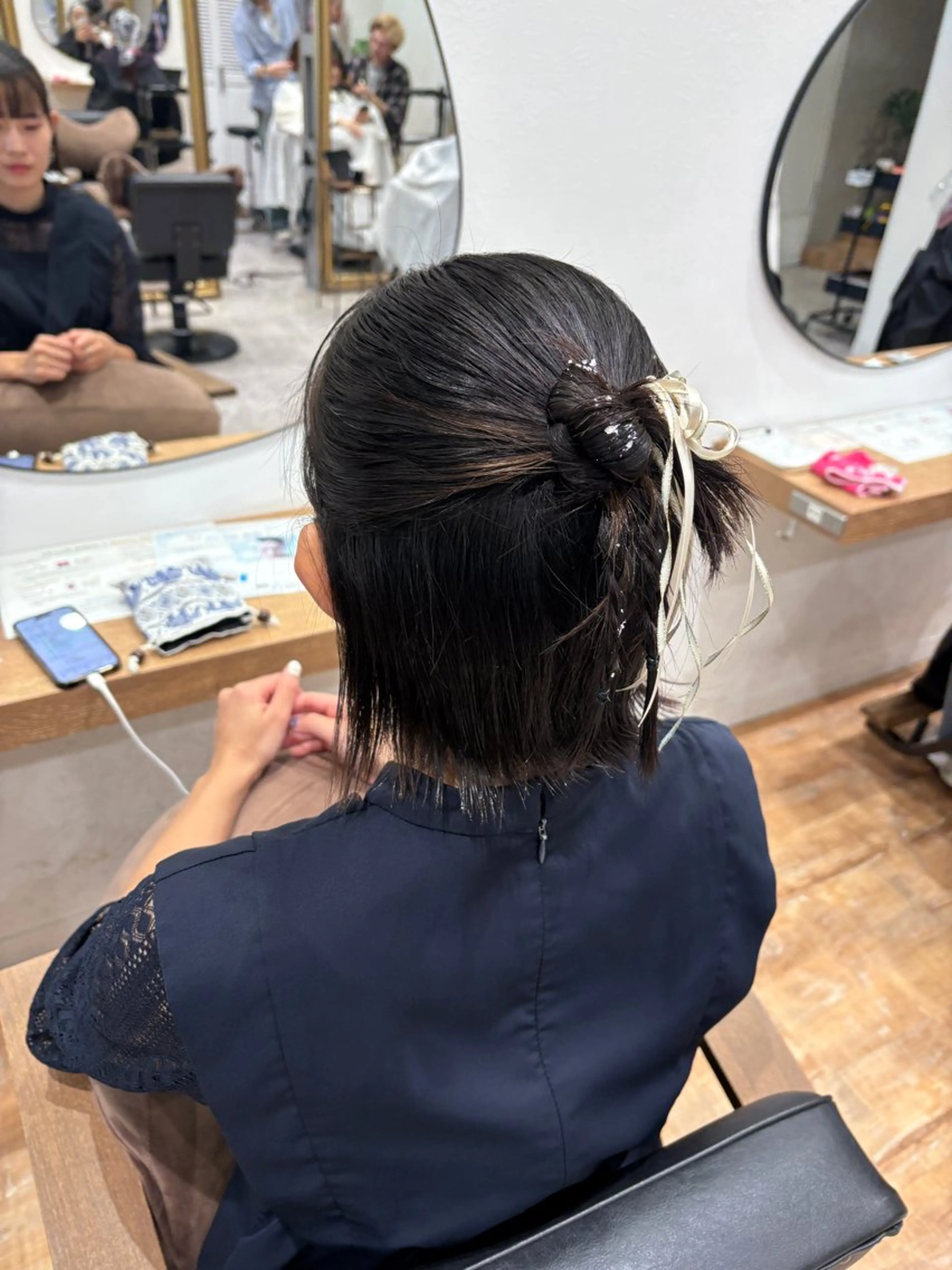 ヘアアレンジ ピンクカラーアレンジ 🩷AYANA🩷のヘアスタイル